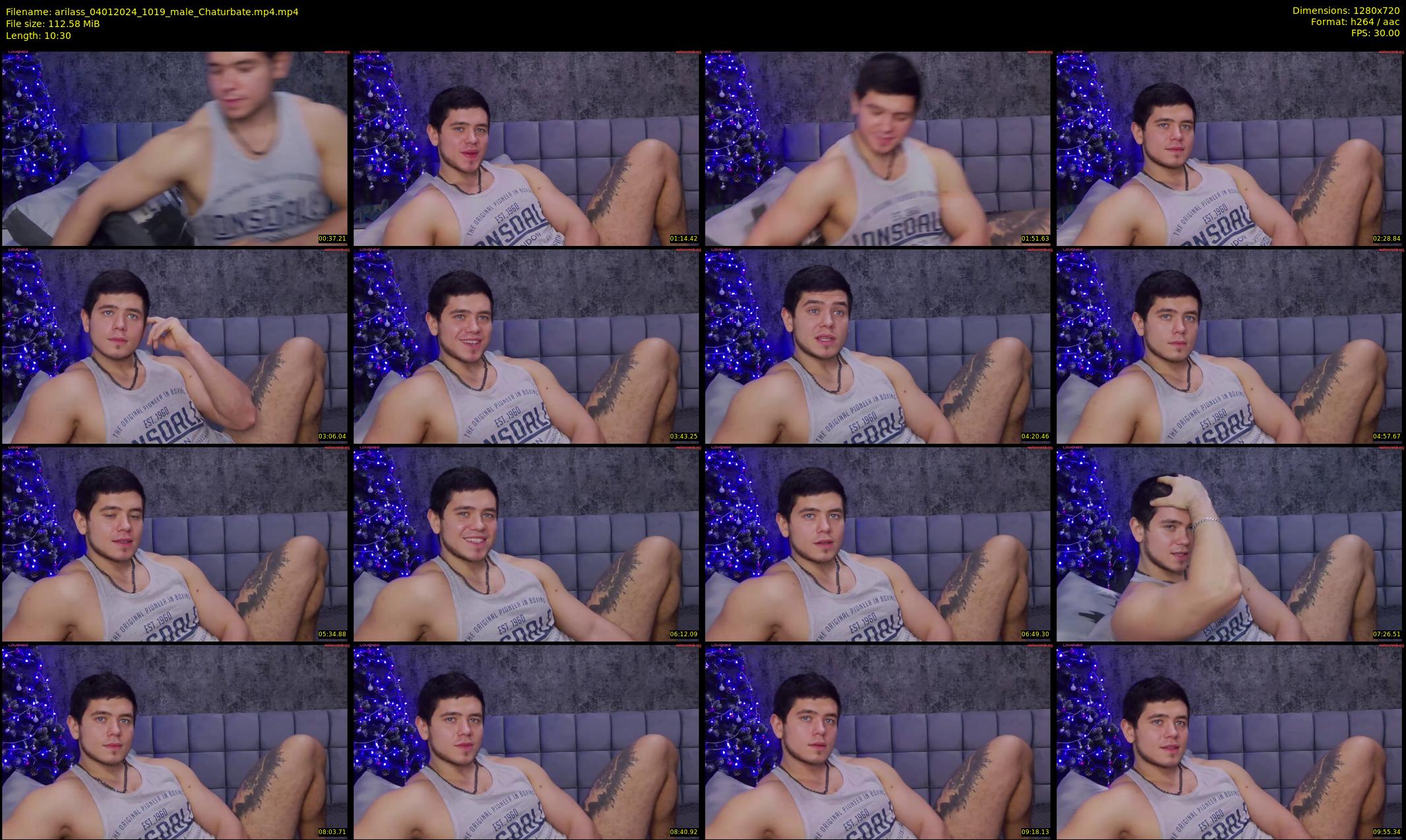 arilass — 11 minute Chaturbate male cam show recording, 720p, Jan 4, 2024
