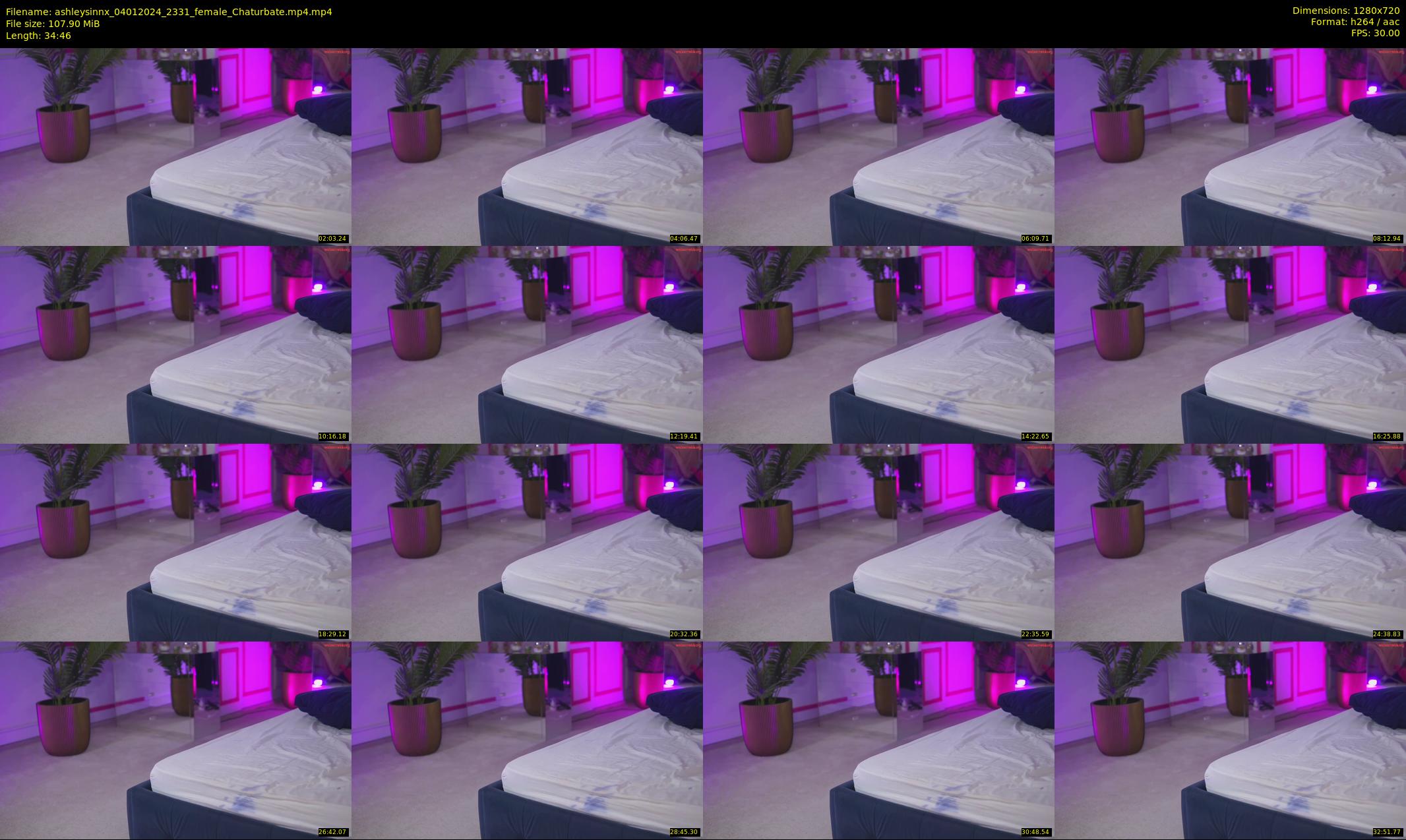 ashleysinnx — 35 minute Chaturbate female cam show recording, 720p, Jan 4, 2024