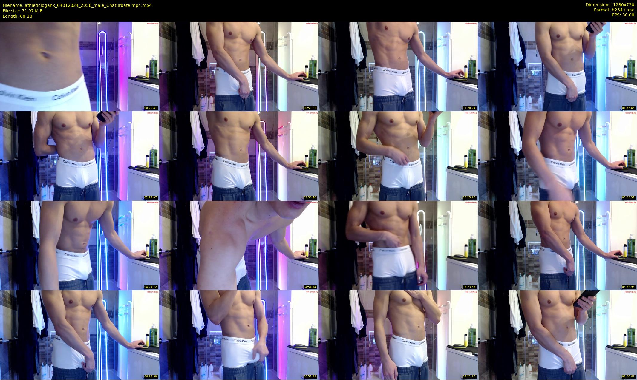 athleticloganx — 9 minute Chaturbate male cam show recording, 720p, Jan 4, 2024