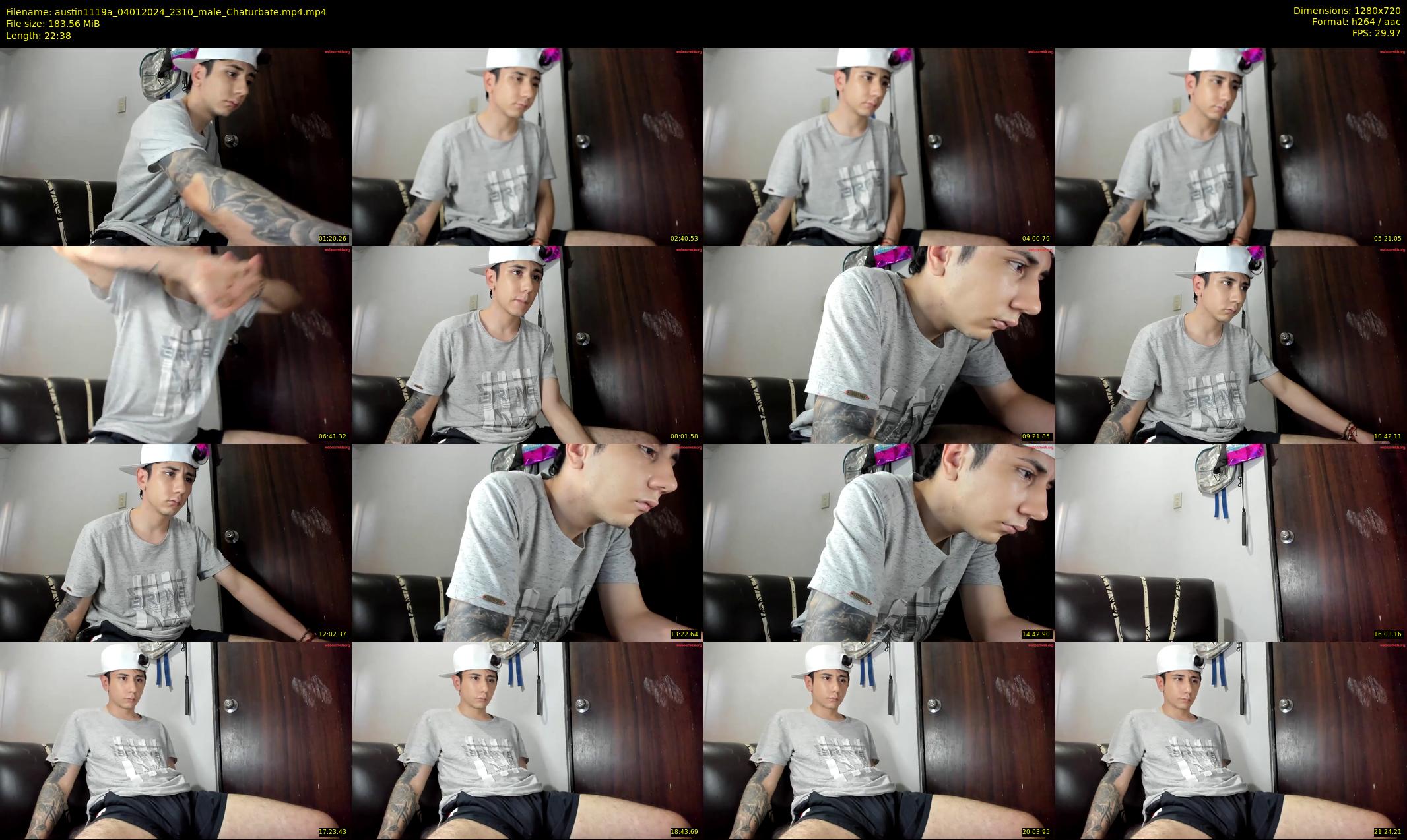 austin1119a — 23 minute Chaturbate male cam show recording, 720p, Jan 4, 2024