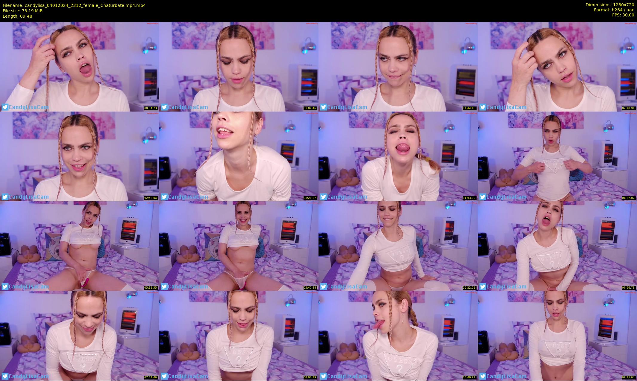 candylisa — 10 minute Chaturbate female cam show recording, 720p, Jan 4, 2024