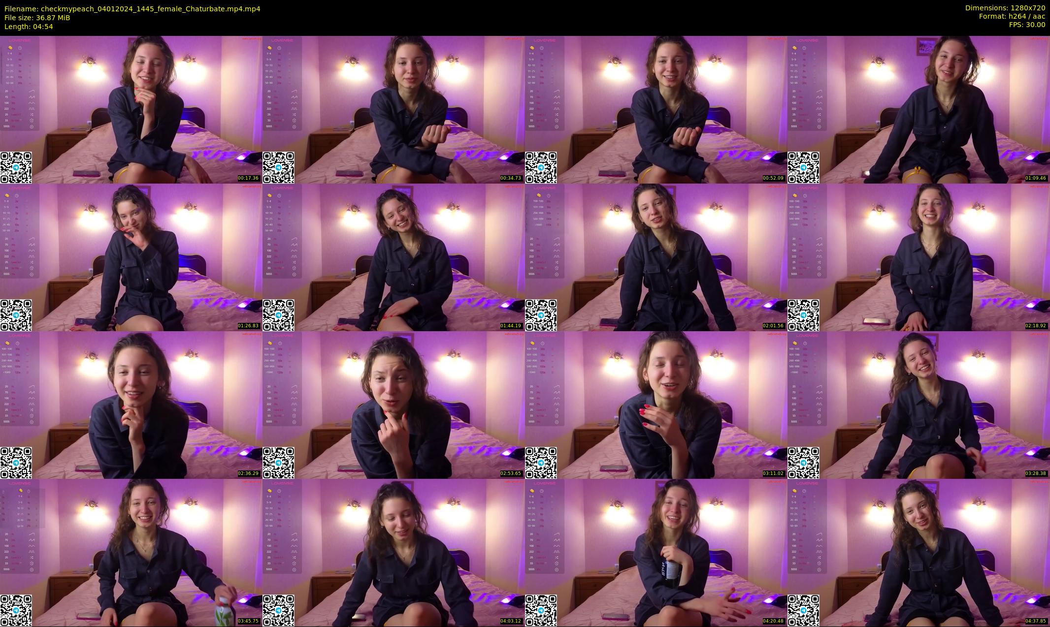 checkmypeach — 5 minute Chaturbate female cam show recording, 720p, Jan 4, 2024