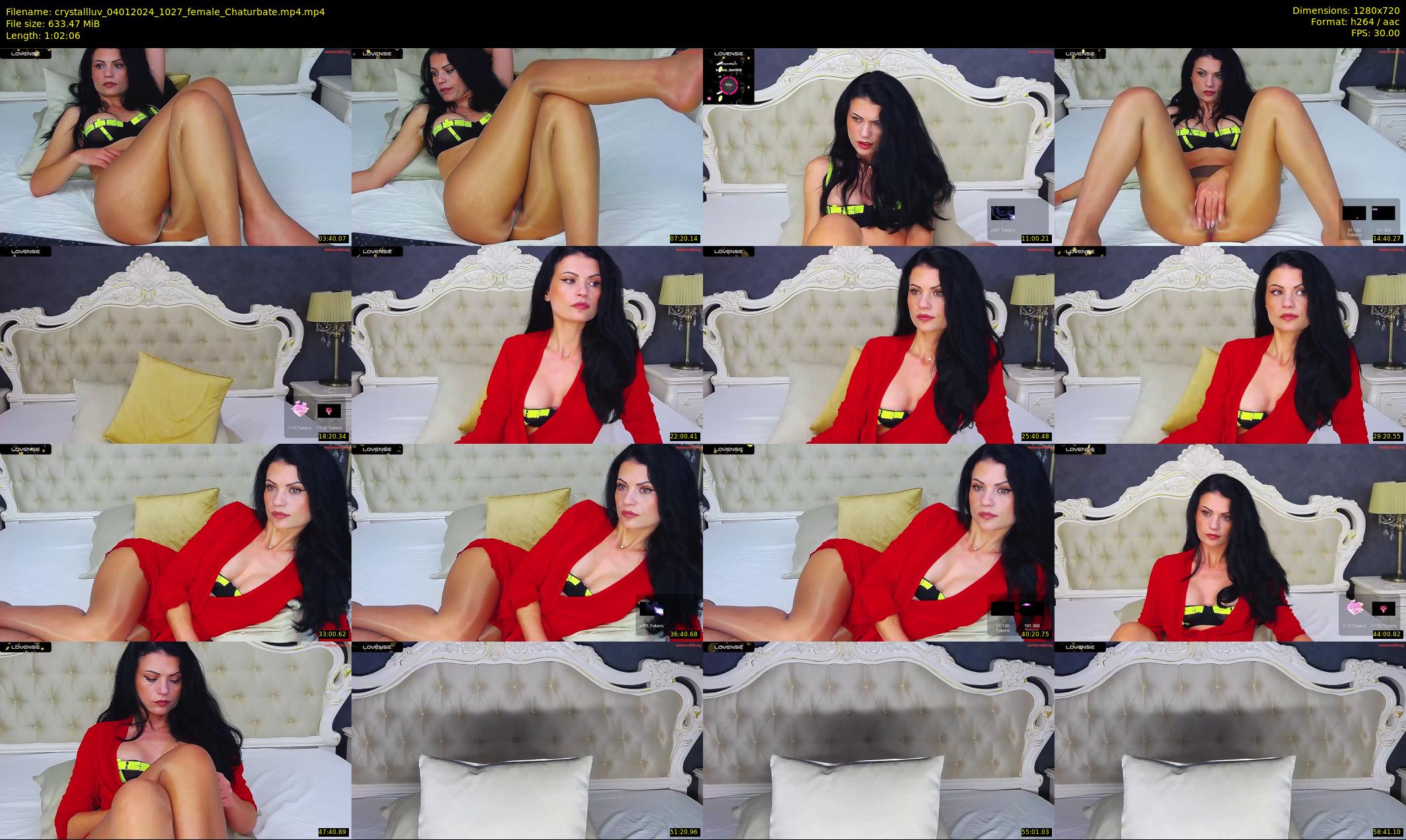 crystallluv — 63 minute Chaturbate female cam show recording, 720p, Jan 4, 2024