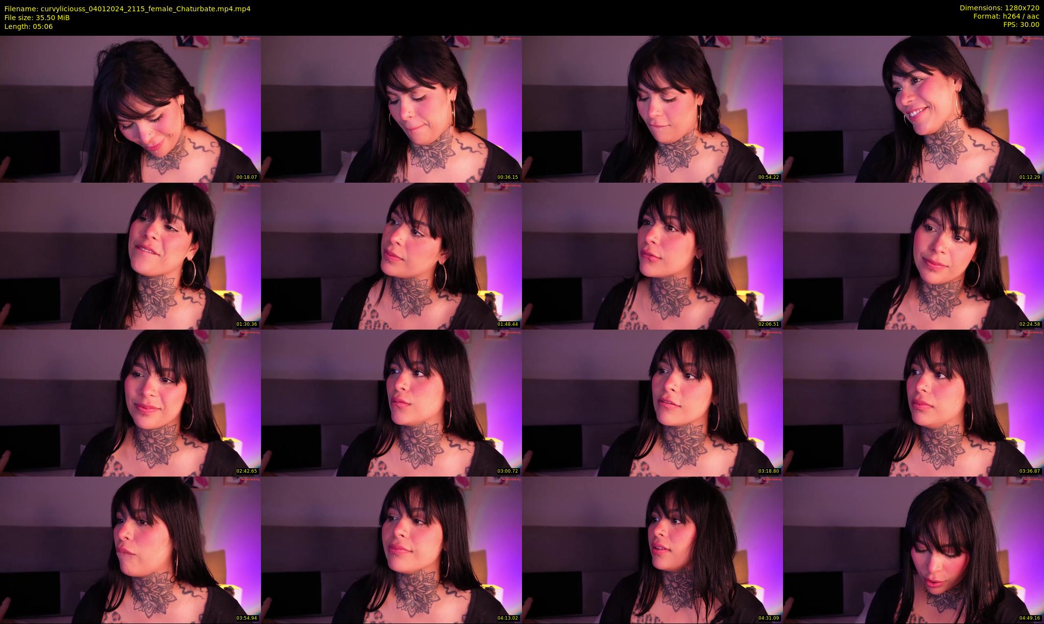 curvyliciouss — 6 minute Chaturbate female cam show recording, 720p, Jan 4, 2024