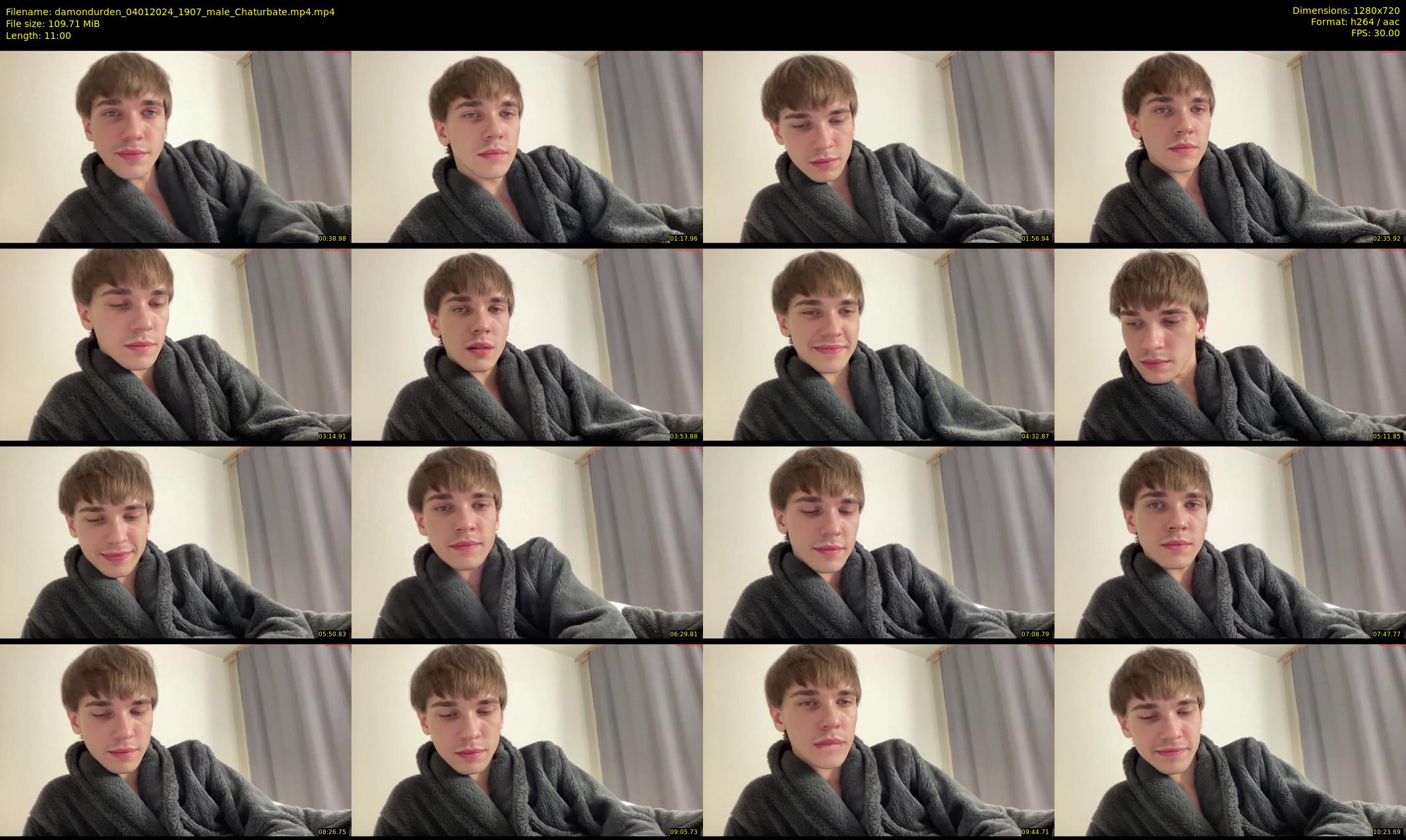 damondurden — 11 minute Chaturbate male cam show recording, 720p, Jan 4, 2024