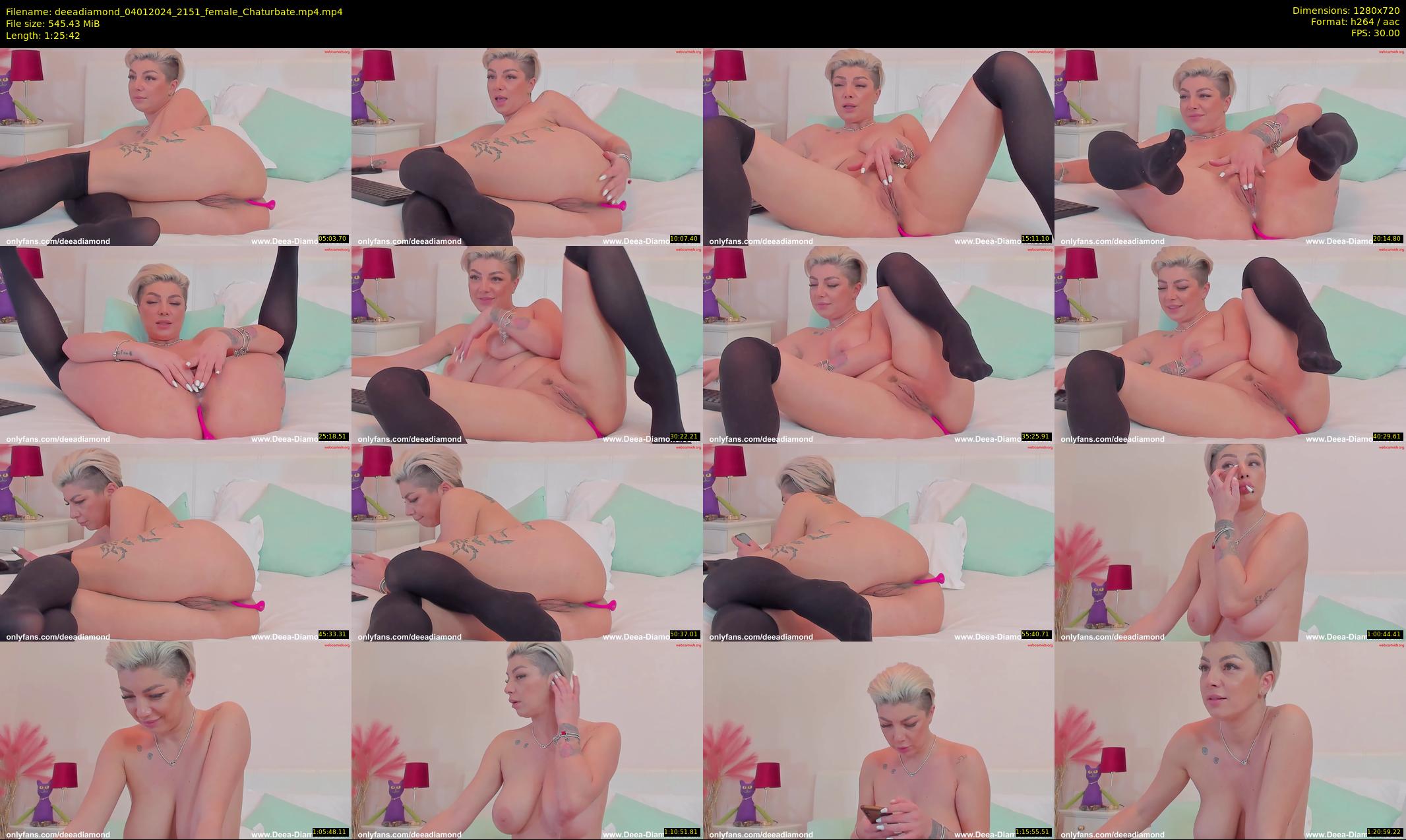 deeadiamond — 86 minute Chaturbate female cam show recording, 720p, Jan 4, 2024