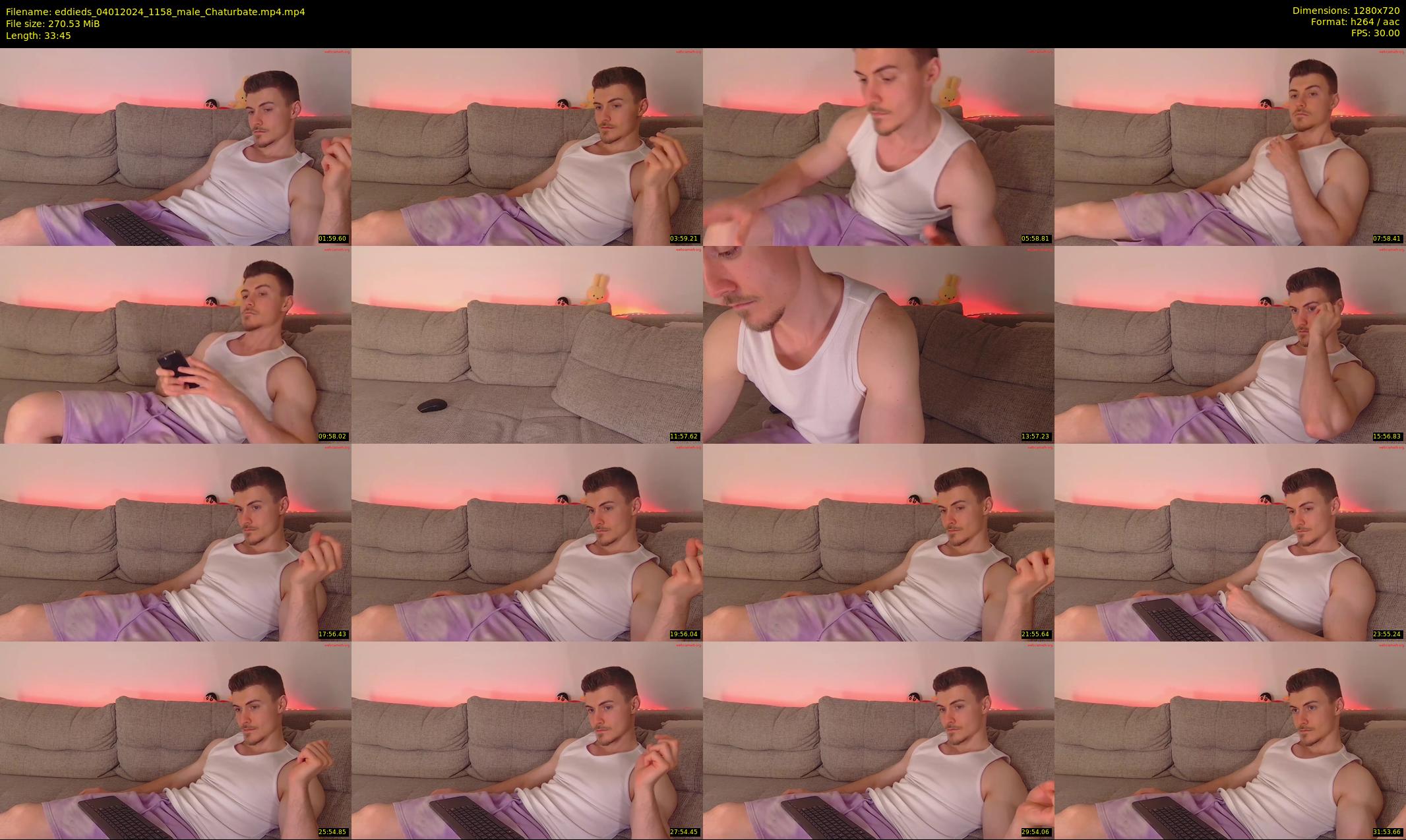 eddieds — 34 minute Chaturbate male cam show recording, 720p, Jan 4, 2024