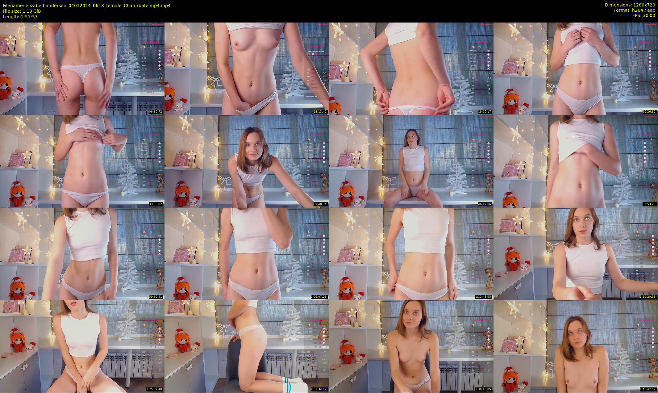 elizabethandersen — 112 minute Chaturbate female cam show recording, 720p, Jan 4, 2024
