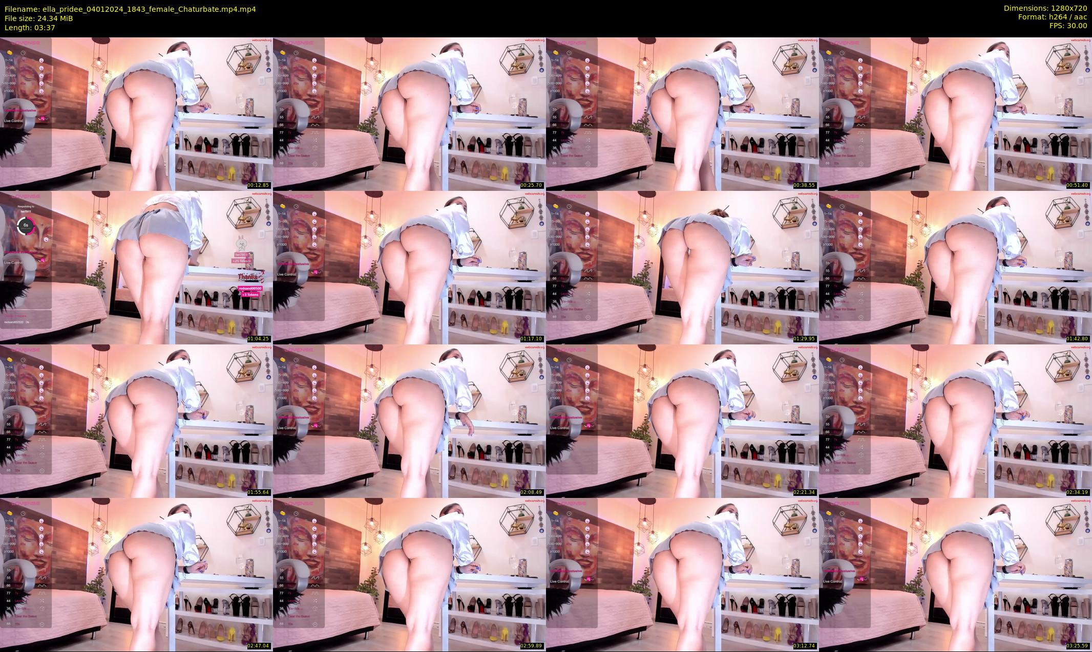 ella_pridee — 4 minute Chaturbate female cam show recording, 720p, Jan 4, 2024