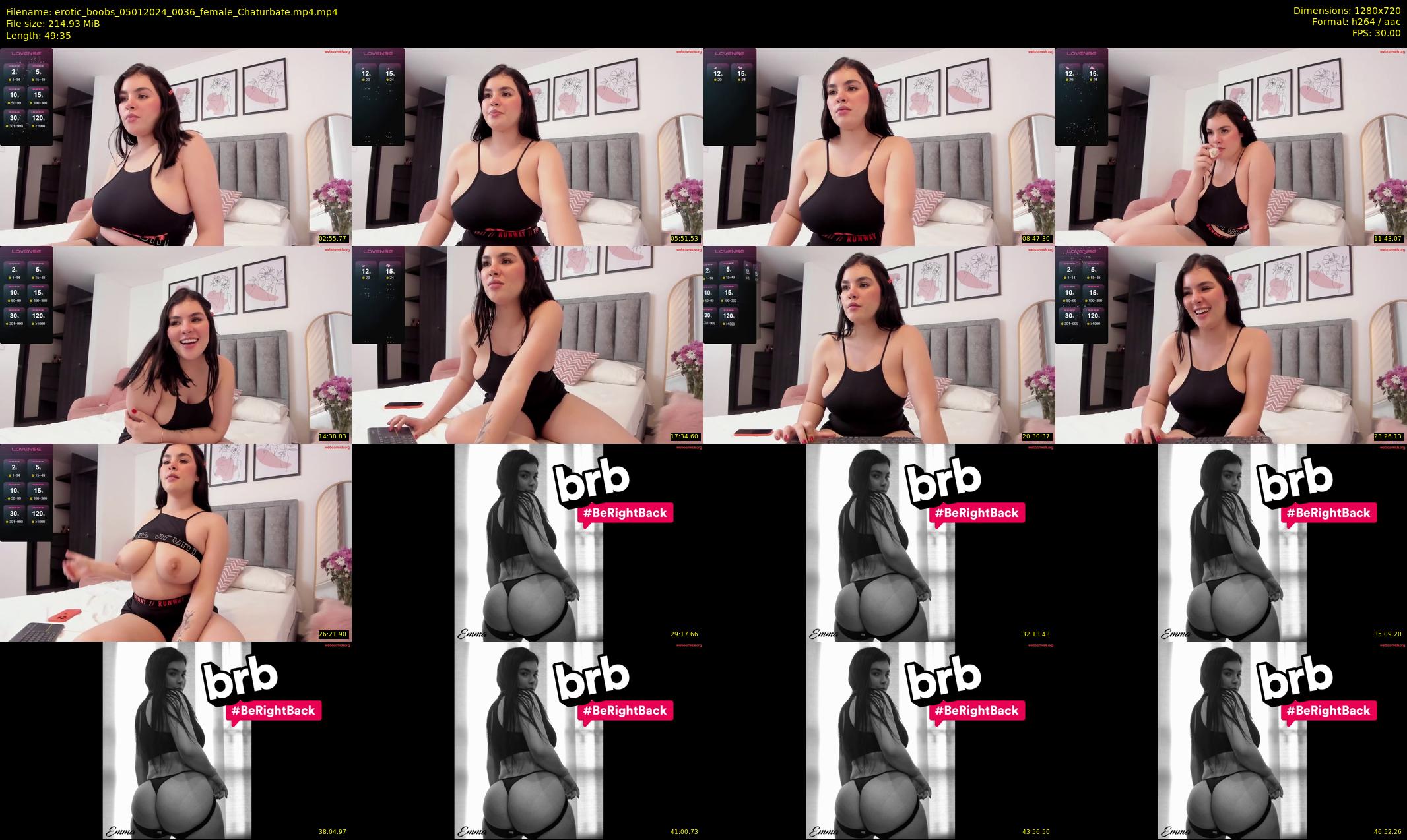 erotic_boobs — 50 minute Chaturbate female cam show recording, 720p, Jan 5, 2024