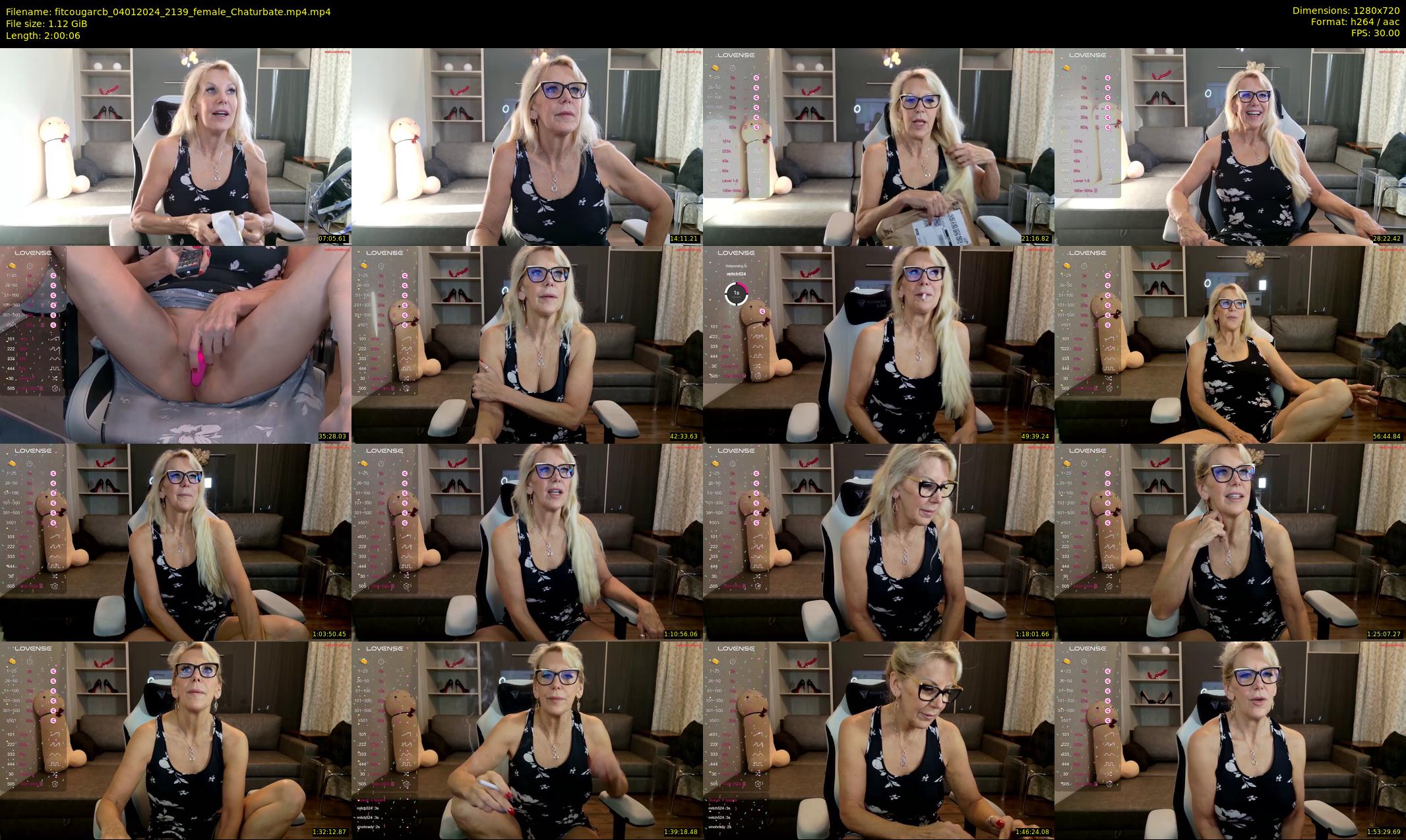 fitcougarcb — 121 minute Chaturbate female cam show recording, 720p, Jan 4, 2024