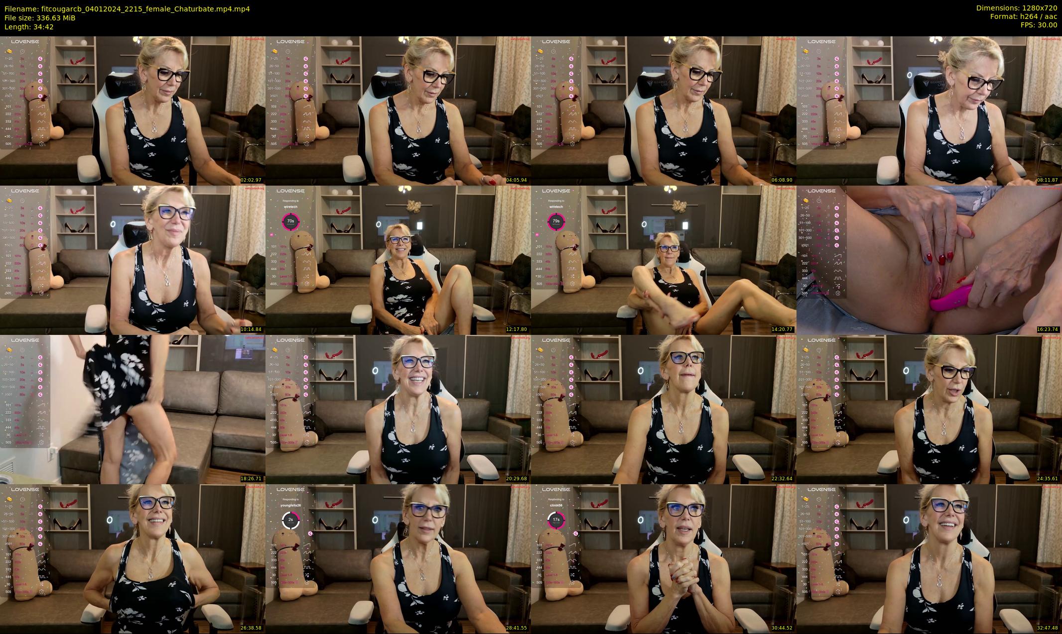 fitcougarcb — 35 minute Chaturbate female cam show recording, 720p, Jan 4, 2024