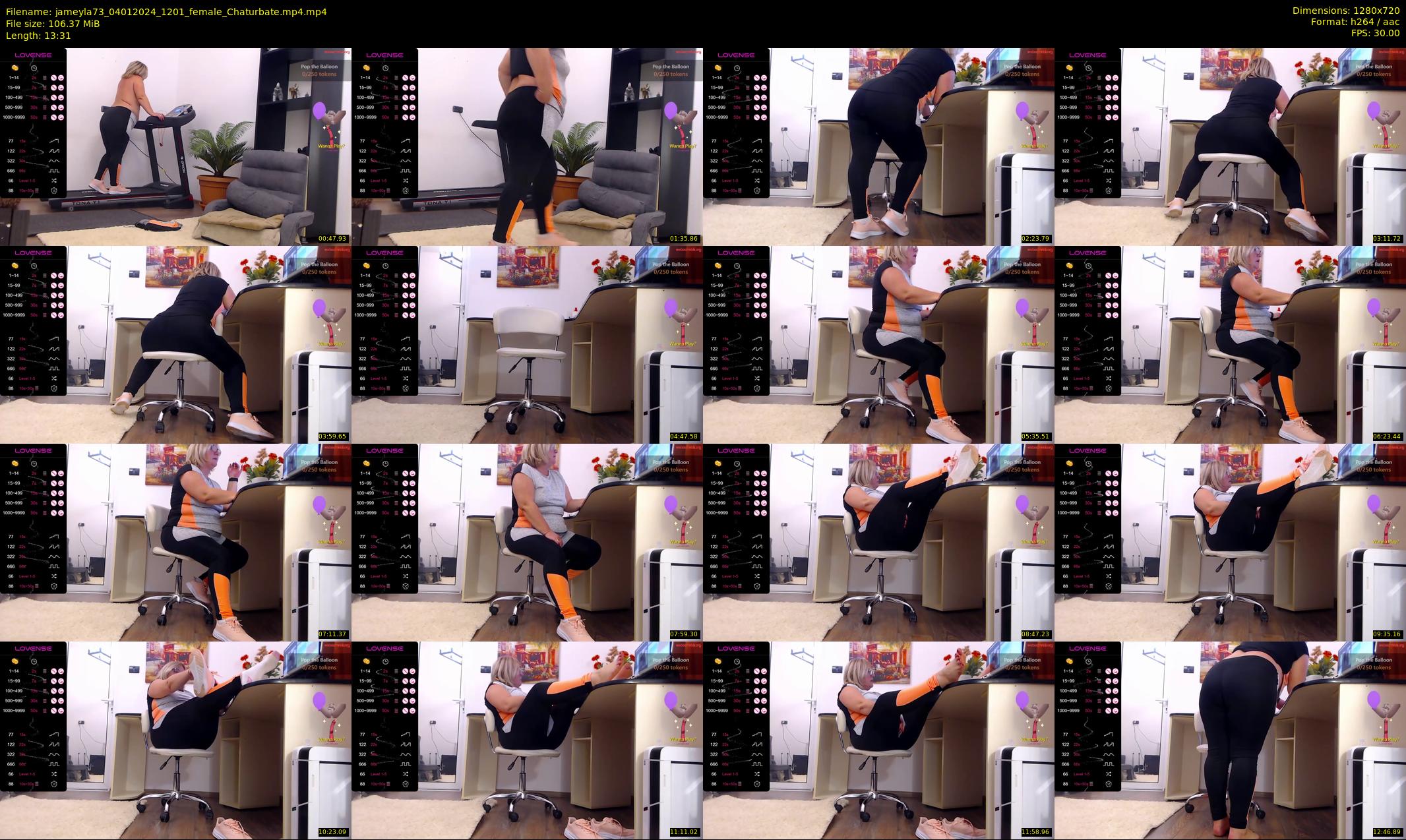jameyla73 — 14 minute Chaturbate female cam show recording, 720p, Jan 4, 2024