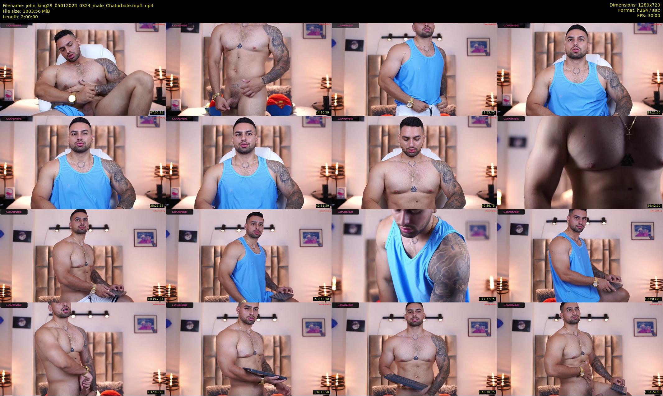 john_king29 — 120 minute Chaturbate male cam show recording, 720p, Jan 5, 2024