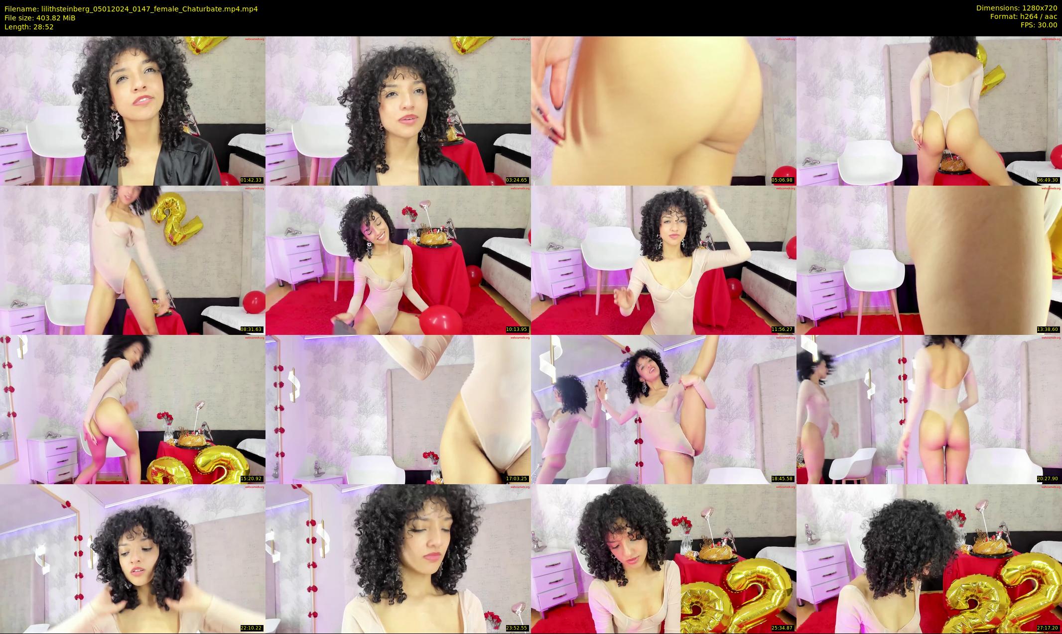 lilithsteinberg — 29 minute Chaturbate female cam show recording, 720p, Jan 5, 2024