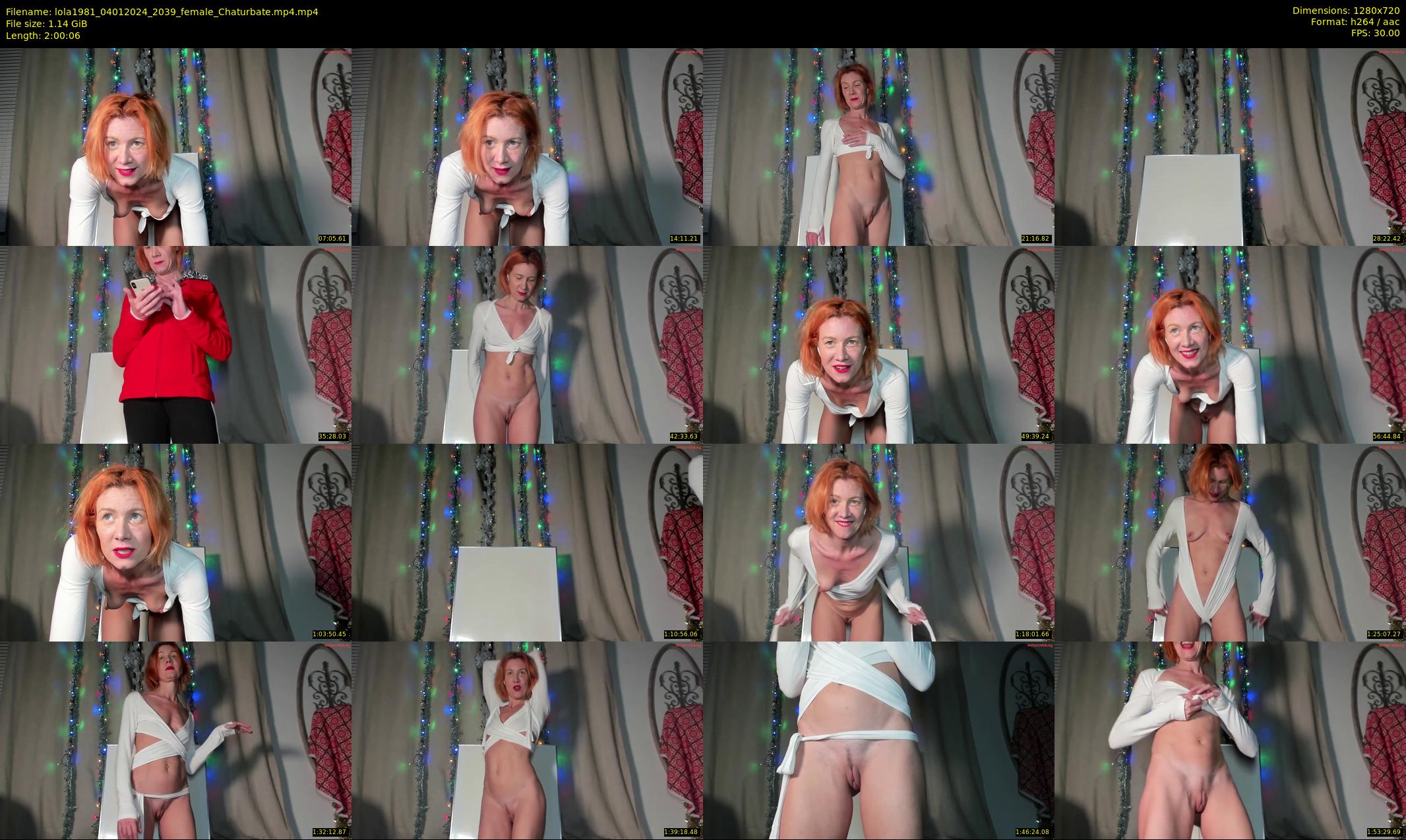 lola1981 — 121 minute Chaturbate female cam show recording, 720p, Jan 4, 2024