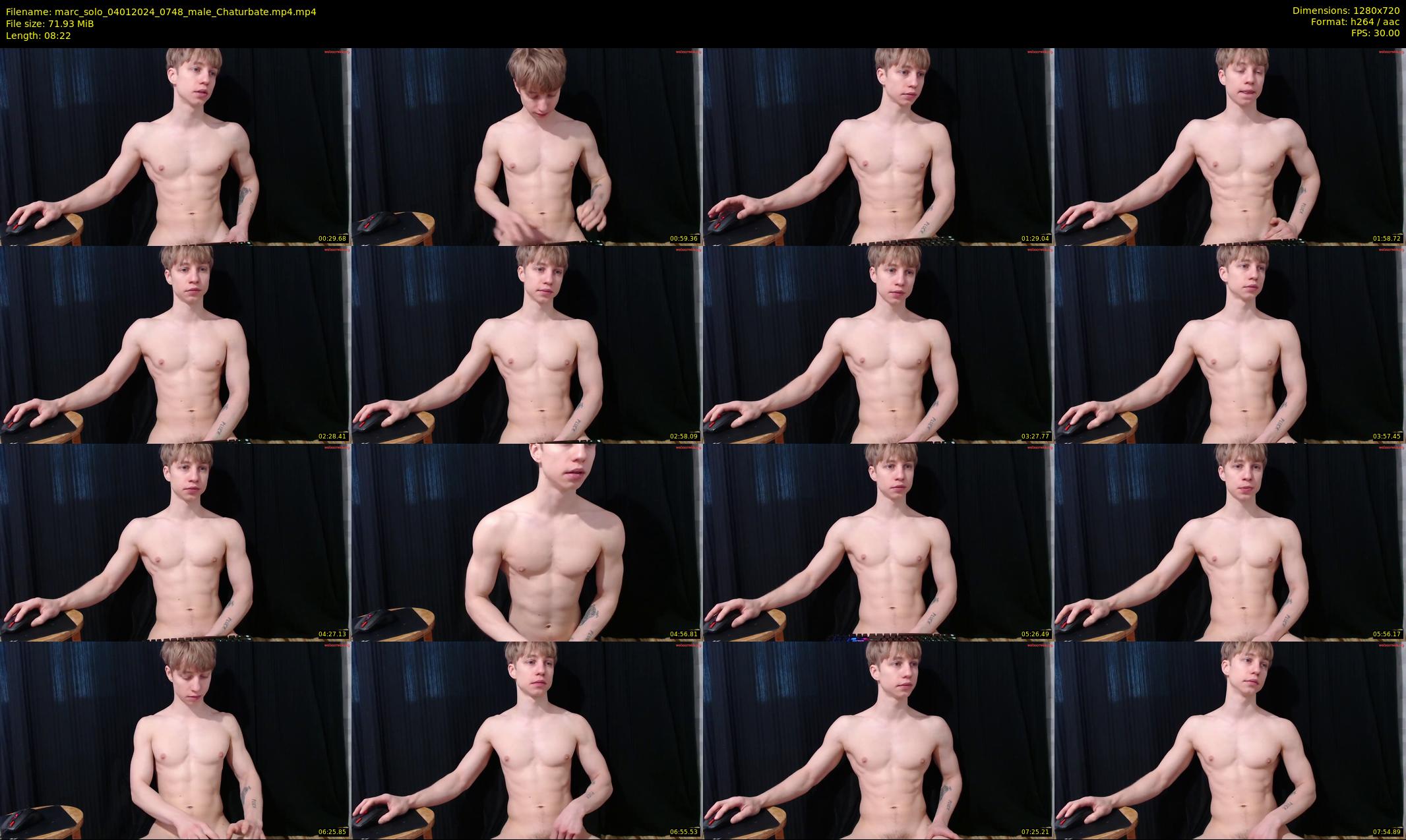 marc_solo — 9 minute Chaturbate male cam show recording, 720p, Jan 4, 2024