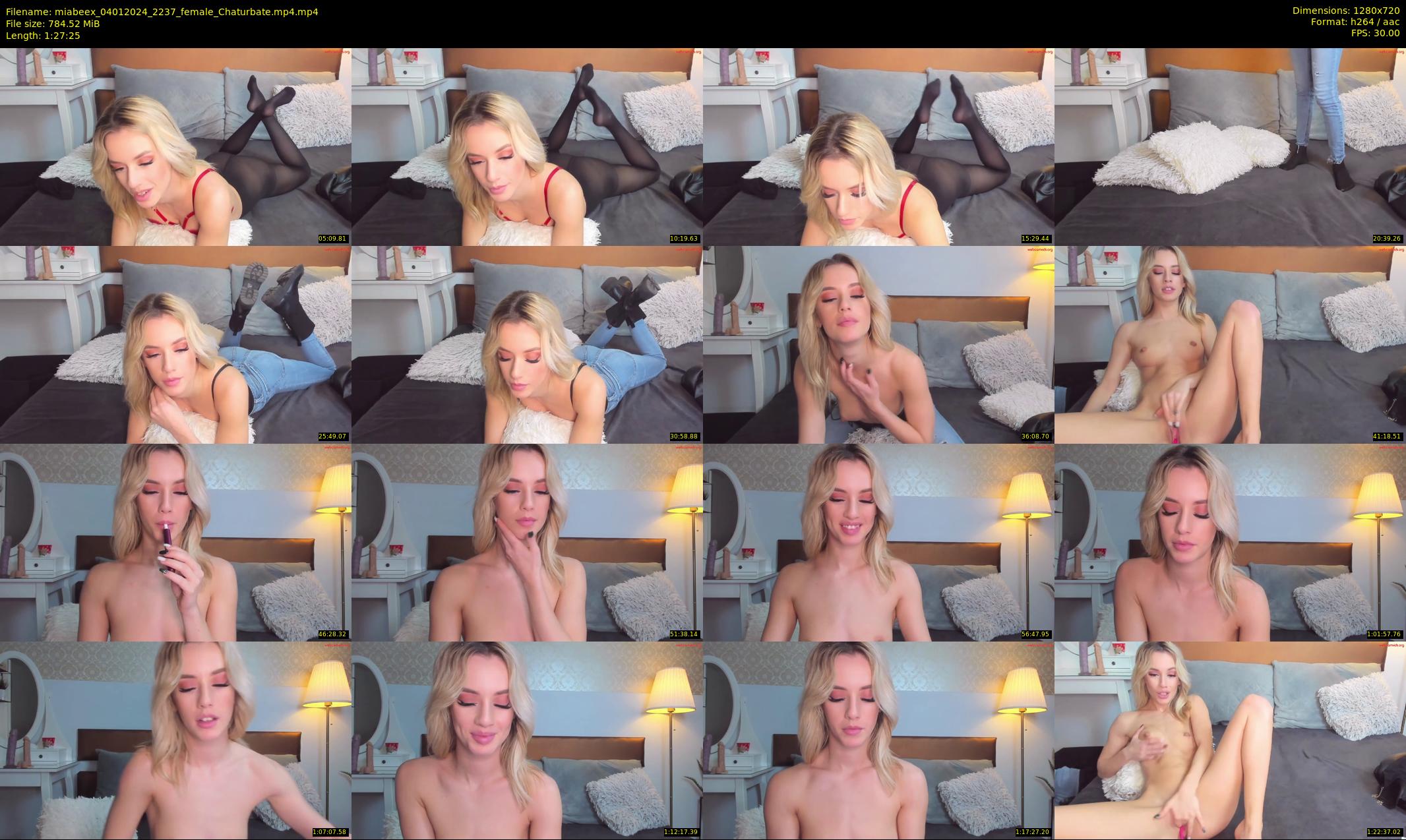 miabeex — 88 minute Chaturbate female cam show recording, 720p, Jan 4, 2024