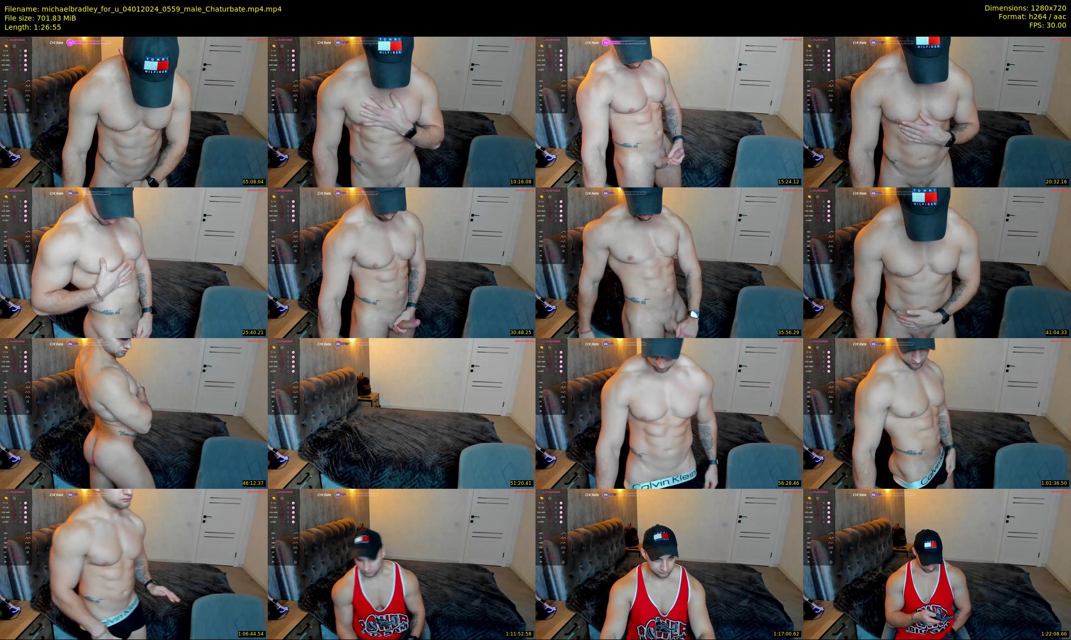 michaelbradley_for_u — 87 minute Chaturbate male cam show recording, 720p, Jan 4, 2024
