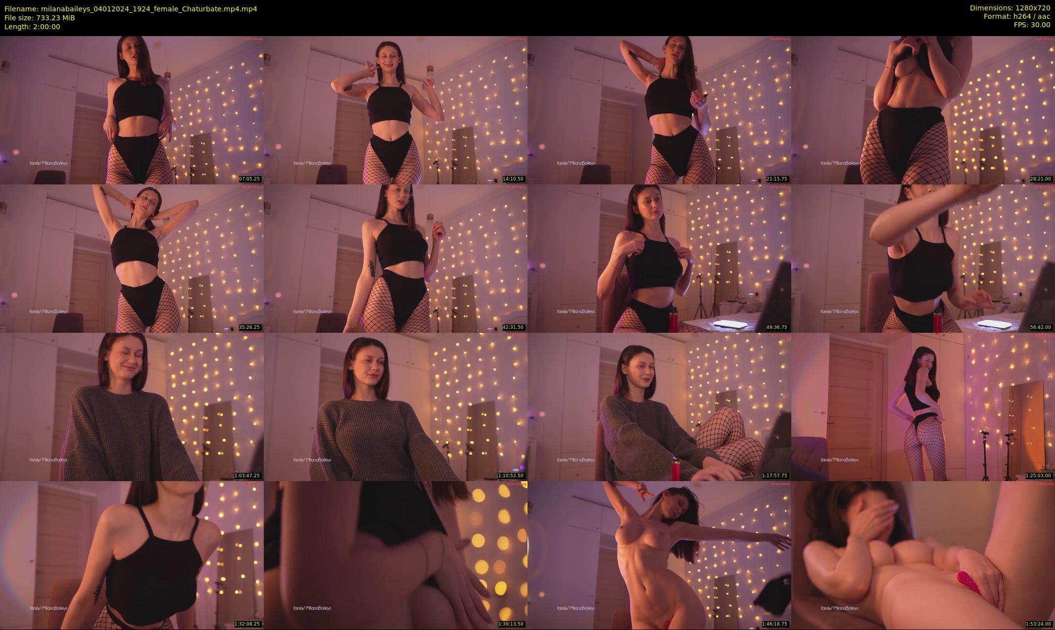 milanabaileys — 120 minute Chaturbate female cam show recording, 720p, Jan 4, 2024