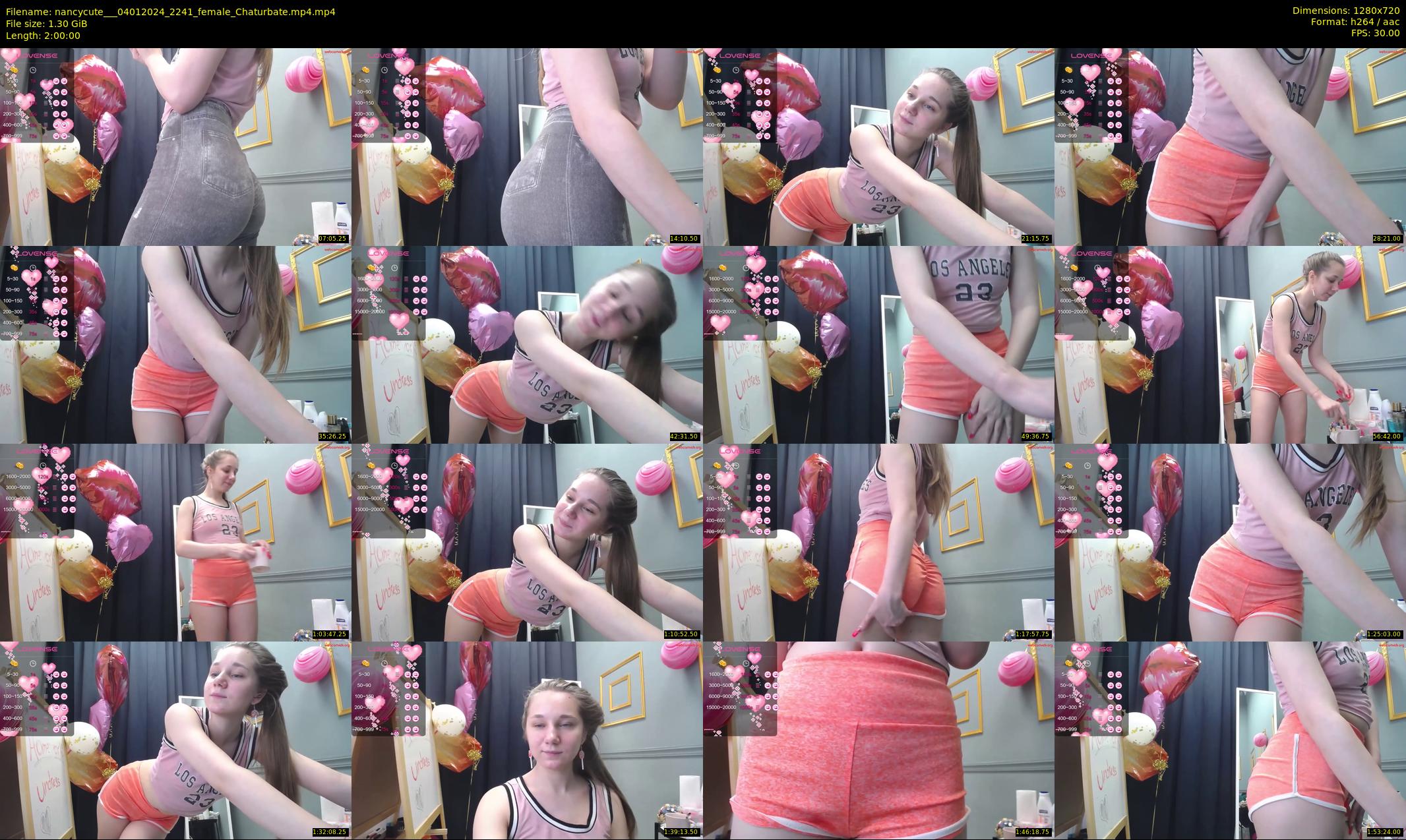 nancycute__ — 120 minute Chaturbate female cam show recording, 720p, Jan 4, 2024