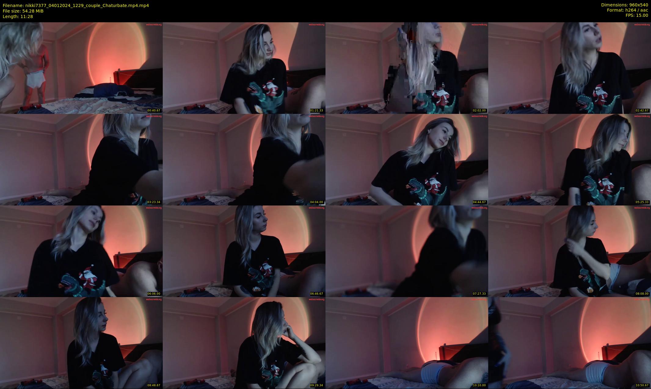 nikki7377 — 12 minute Chaturbate couple cam show recording, 480p, Jan 4, 2024