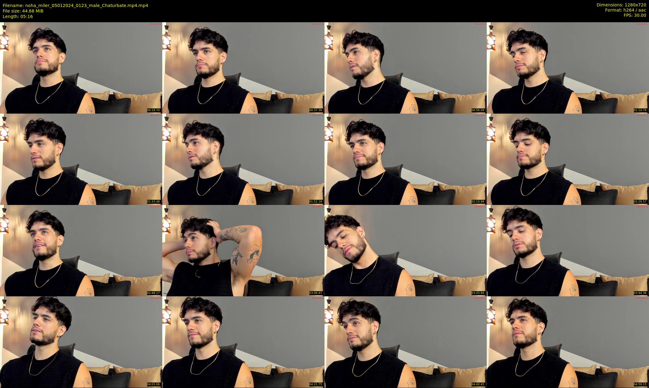noha_miler — 6 minute Chaturbate male cam show recording, 720p, Jan 5, 2024