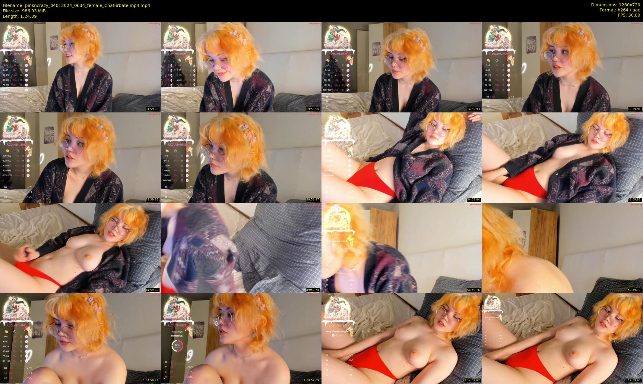 pinkncrazy — 85 minute Chaturbate female cam show recording, 720p, Jan 4, 2024