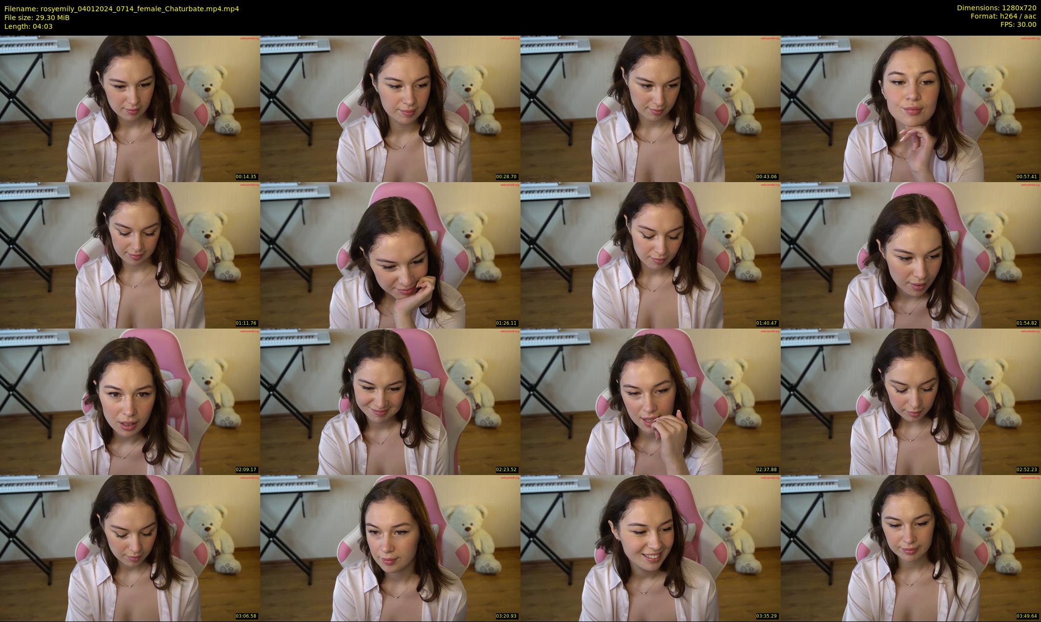 rosyemily — 5 minute Chaturbate female cam show recording, 720p, Jan 4, 2024