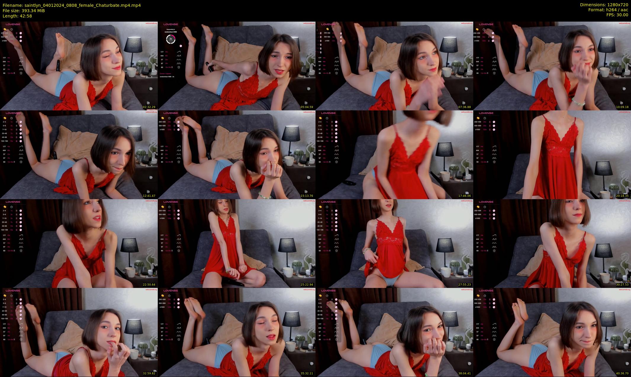 saintlyn — 43 minute Chaturbate female cam show recording, 720p, Jan 4, 2024