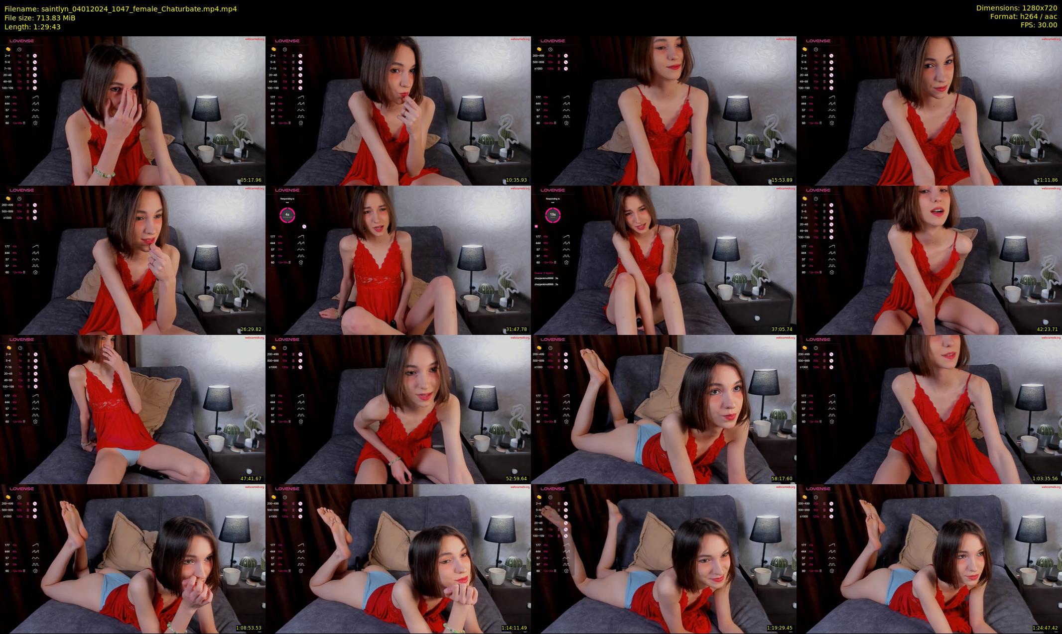 saintlyn — 90 minute Chaturbate female cam show recording, 720p, Jan 4, 2024