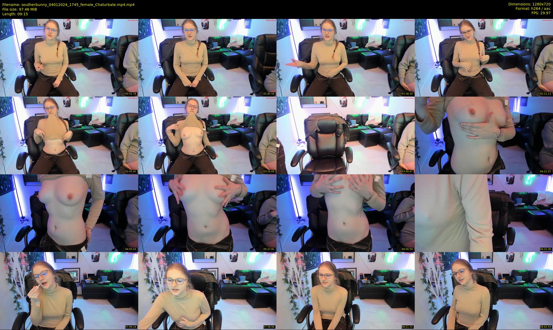 southerbunny — 10 minute Chaturbate female cam show recording, 720p, Jan 4, 2024