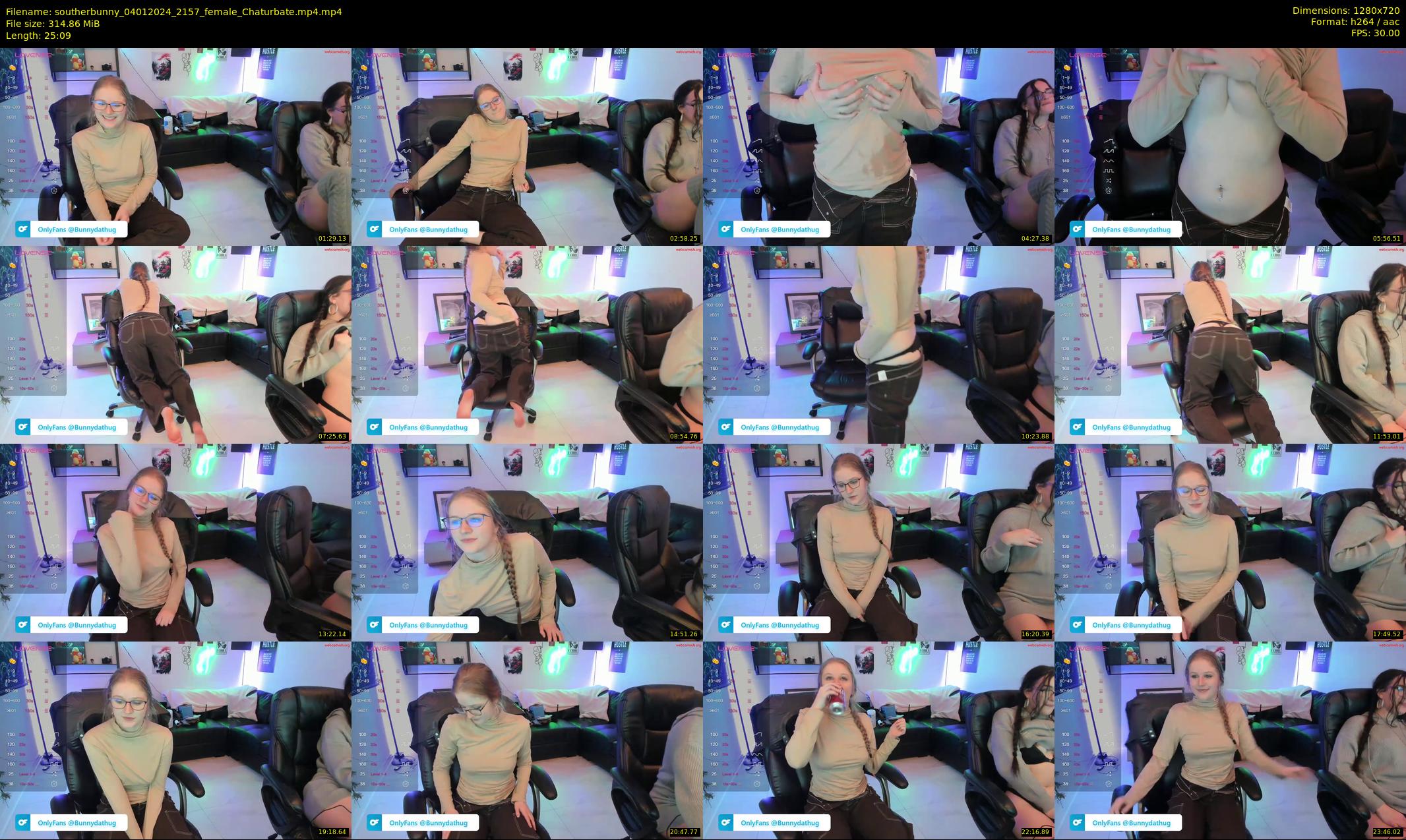 southerbunny — 26 minute Chaturbate female cam show recording, 720p, Jan 4, 2024