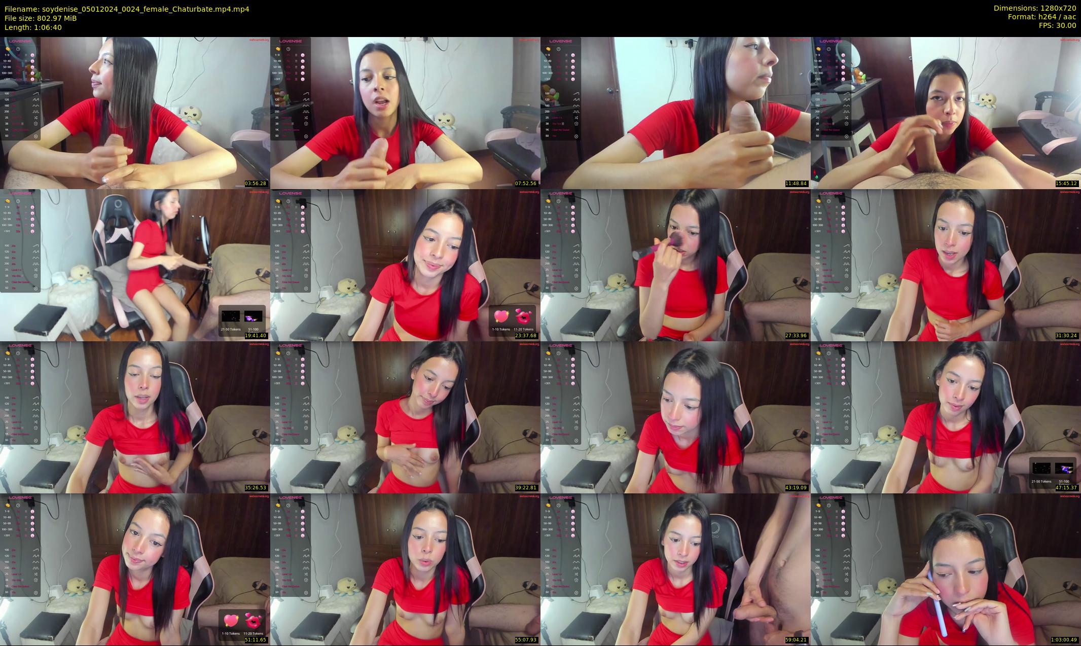 soydenise — 67 minute Chaturbate female cam show recording, 720p, Jan 5, 2024