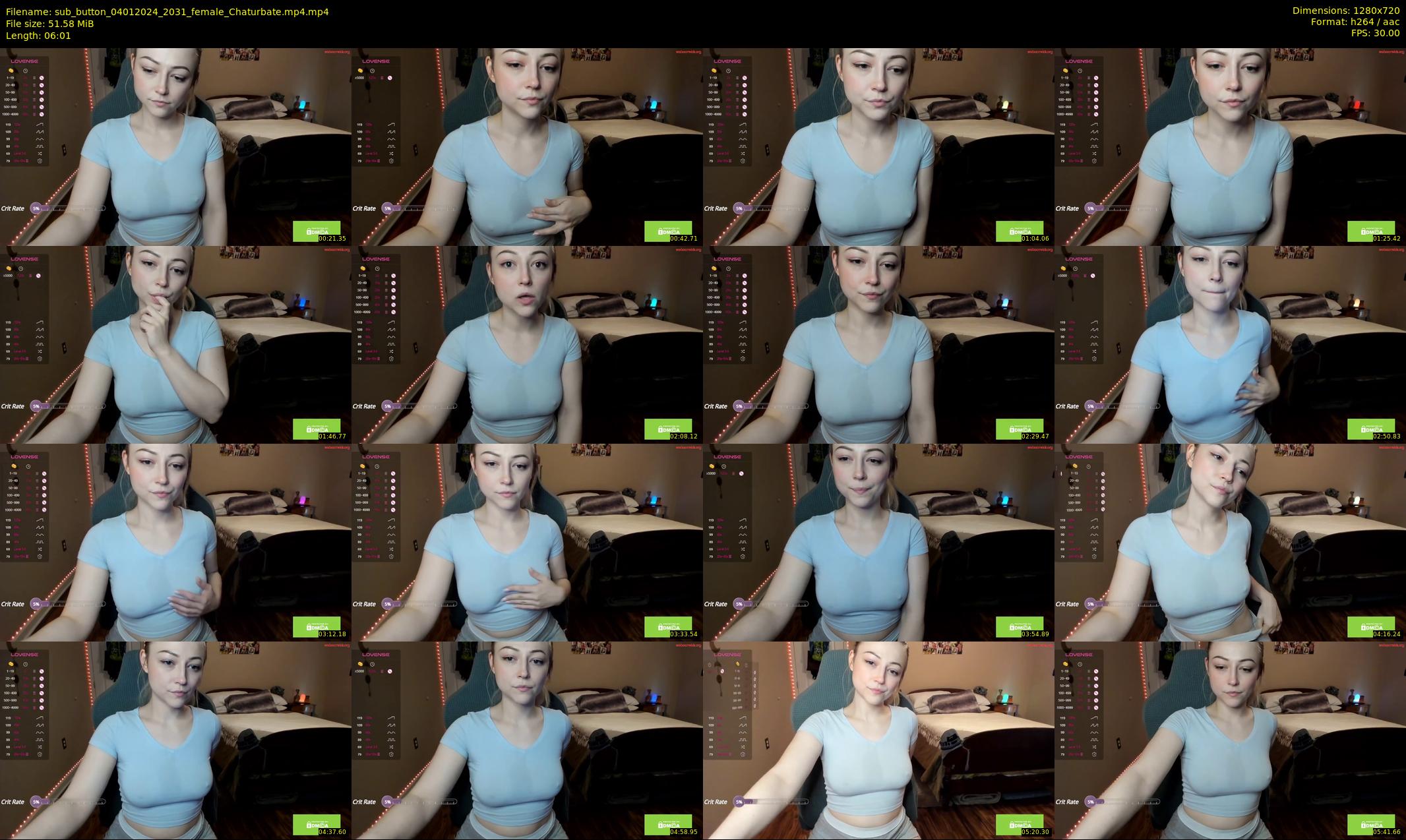 sub_button — 7 minute Chaturbate female cam show recording, 720p, Jan 4, 2024