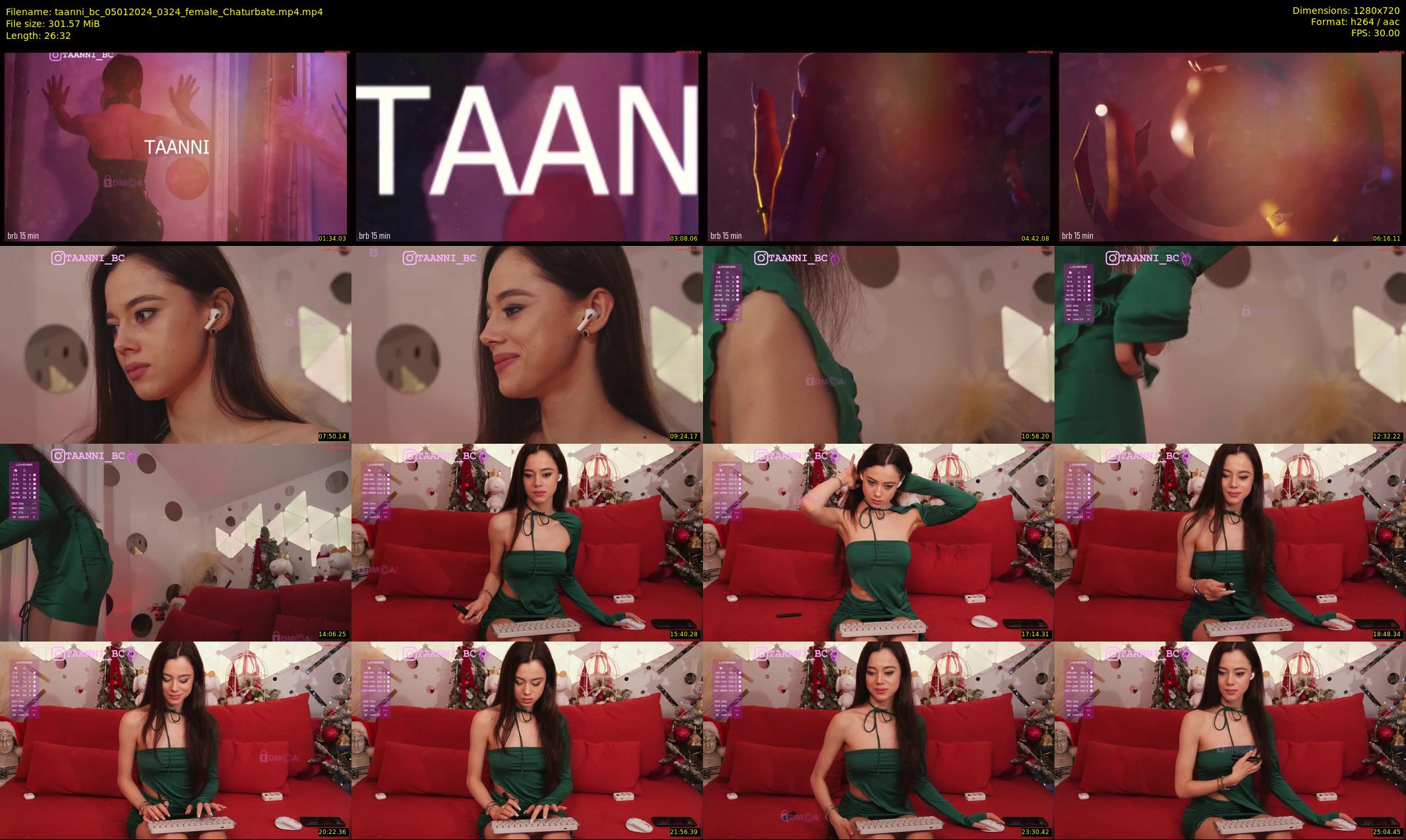 taanni_bc — 27 minute Chaturbate female cam show recording, 720p, Jan 5, 2024