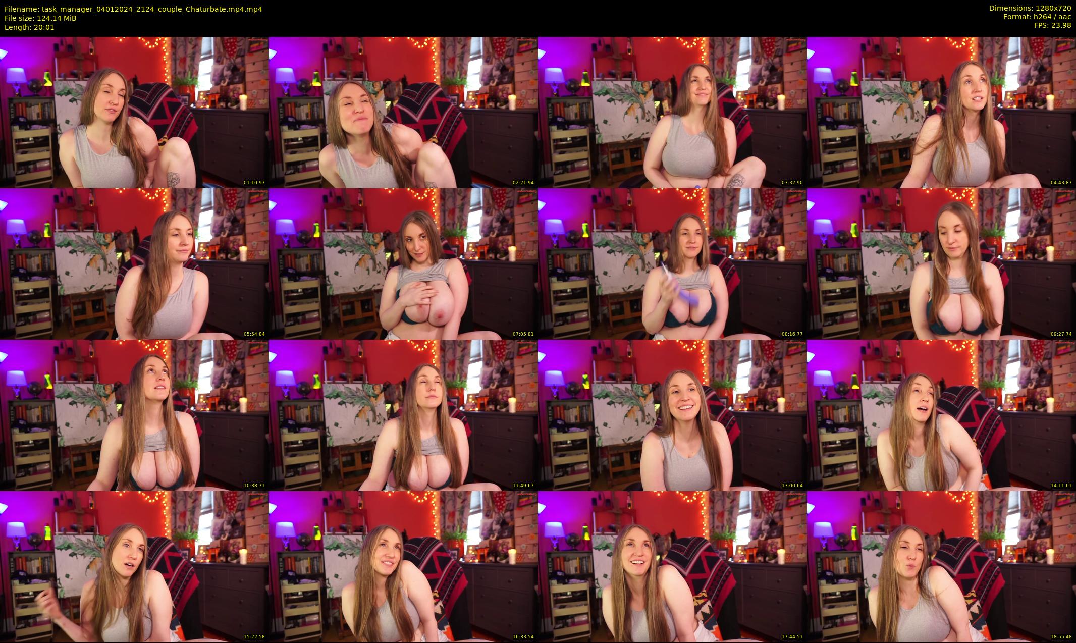 task_manager — 21 minute Chaturbate couple cam show recording, 720p, Jan 4, 2024