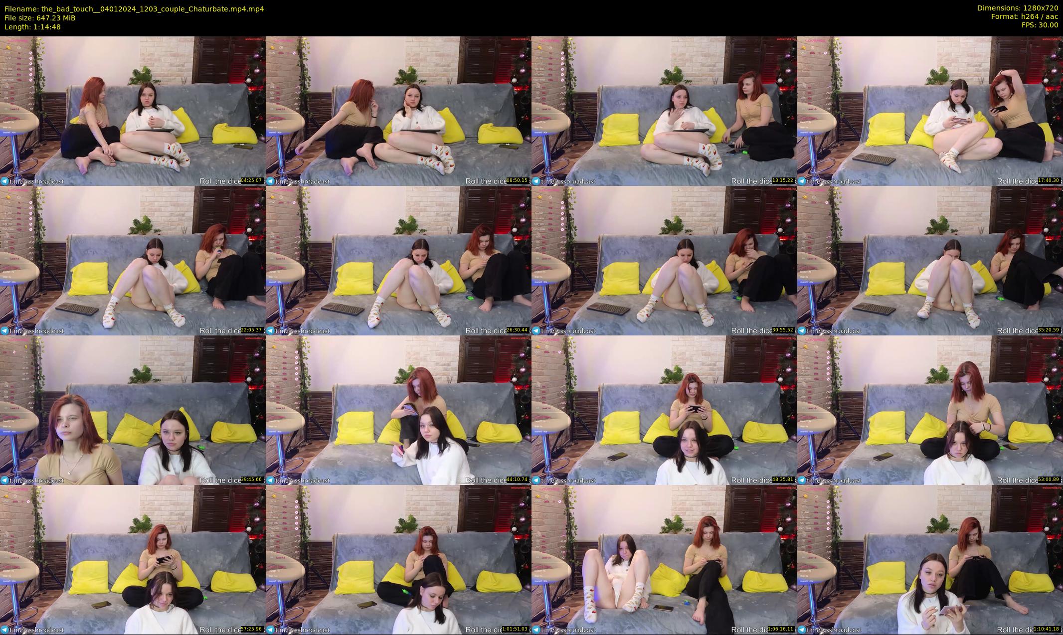 the_bad_touch_ — 75 minute Chaturbate couple cam show recording, 720p, Jan 4, 2024