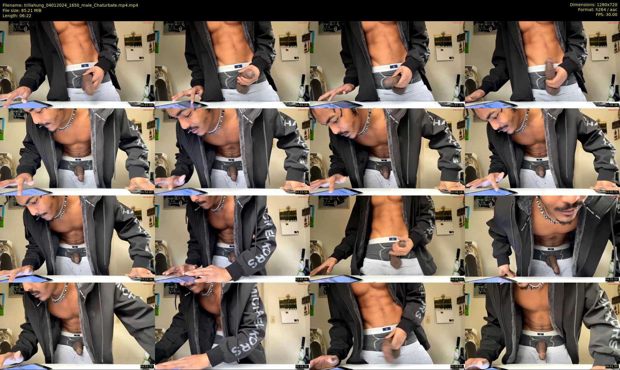 trillahung — 7 minute Chaturbate male cam show recording, 720p, Jan 4, 2024