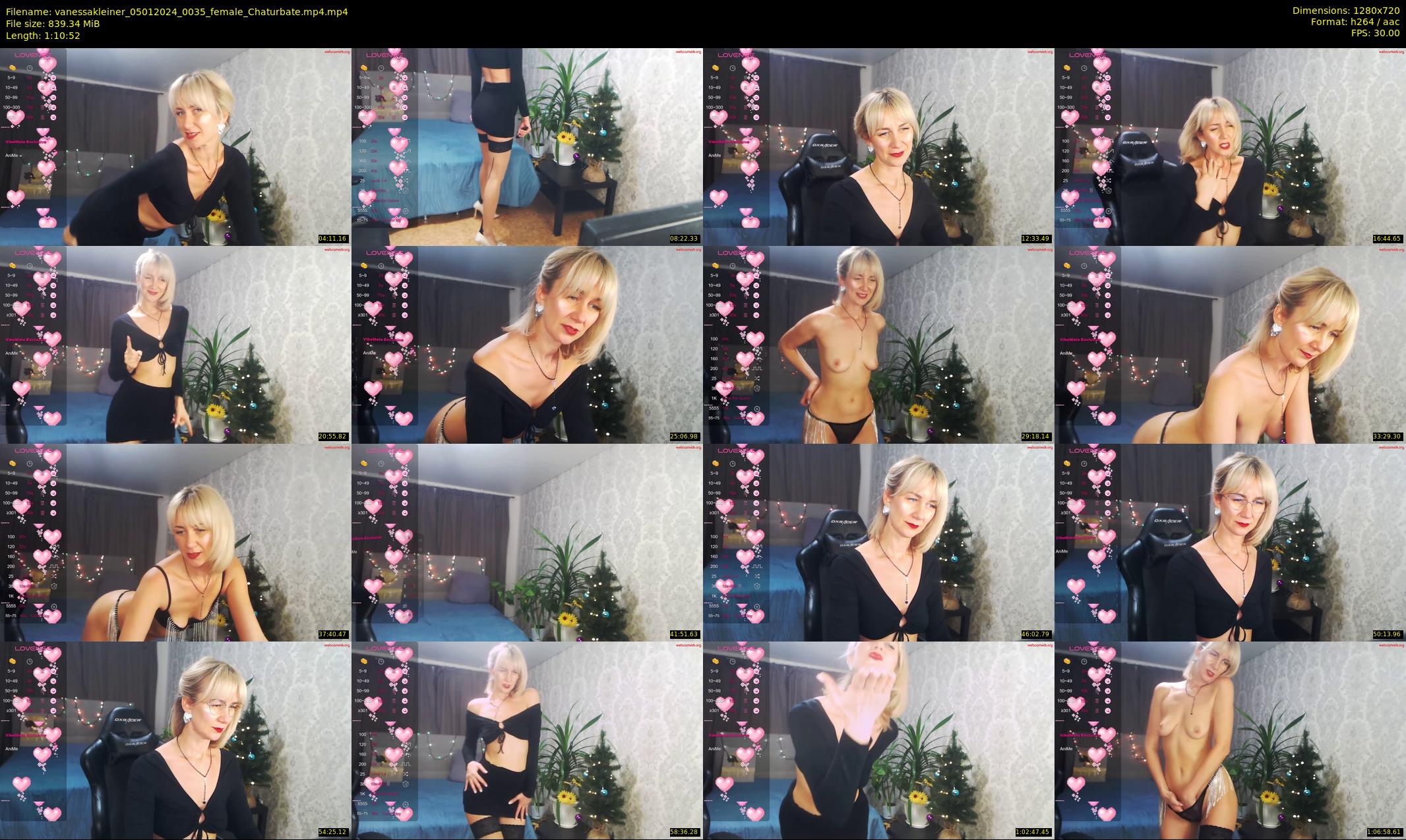 vanessakleiner — 71 minute Chaturbate female cam show recording, 720p, Jan 5, 2024
