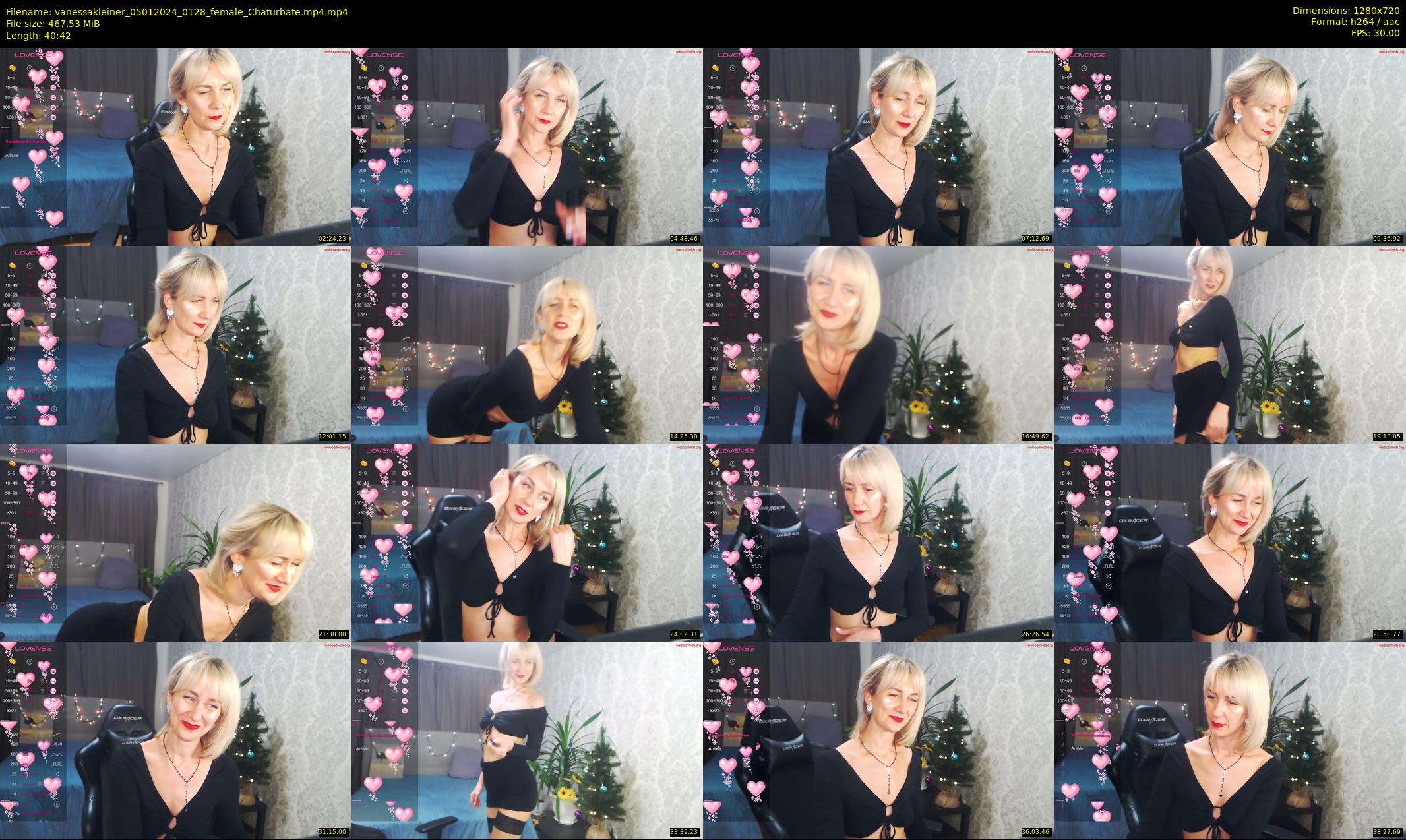 vanessakleiner — 41 minute Chaturbate female cam show recording, 720p, Jan 5, 2024