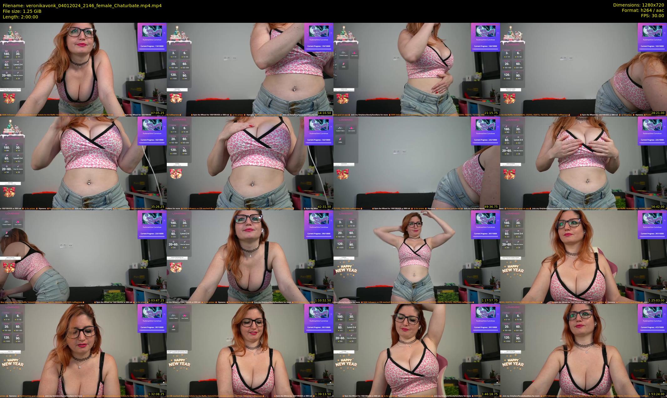 veronikavonk — 120 minute Chaturbate female cam show recording, 720p, Jan 4, 2024