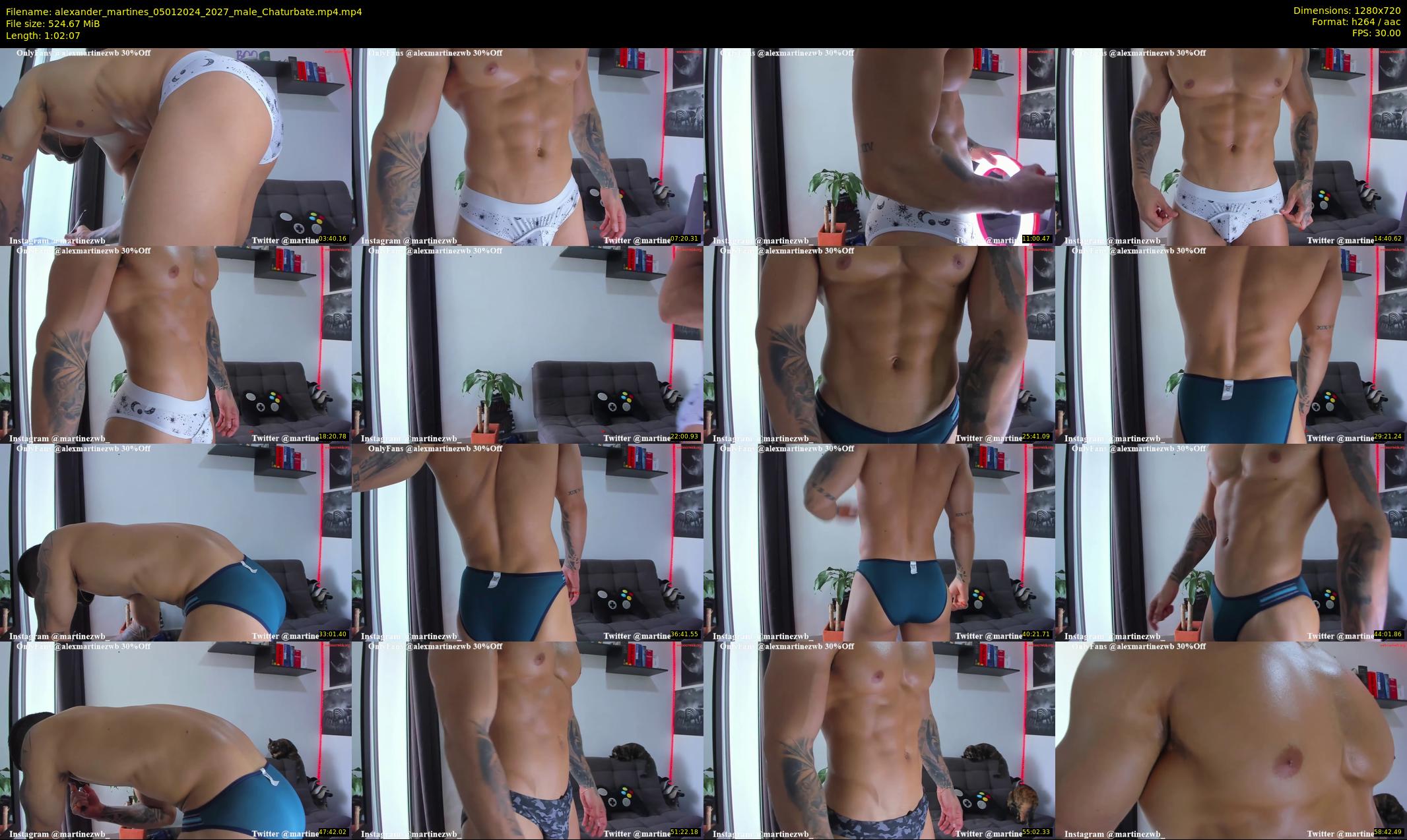 alexander_martines — 63 minute Chaturbate male cam show recording, 720p, Jan 5, 2024