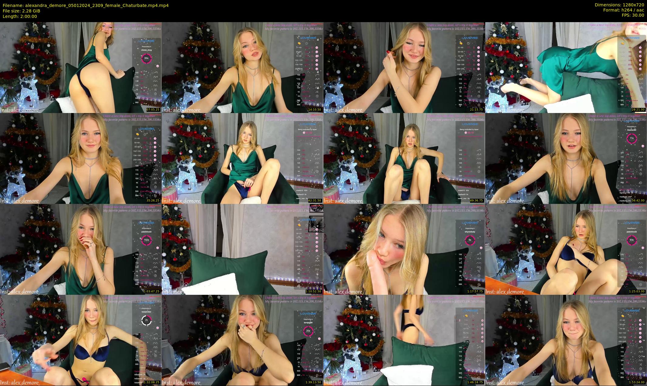 alexandra_demore — 120 minute Chaturbate female cam show recording, 720p, Jan 5, 2024