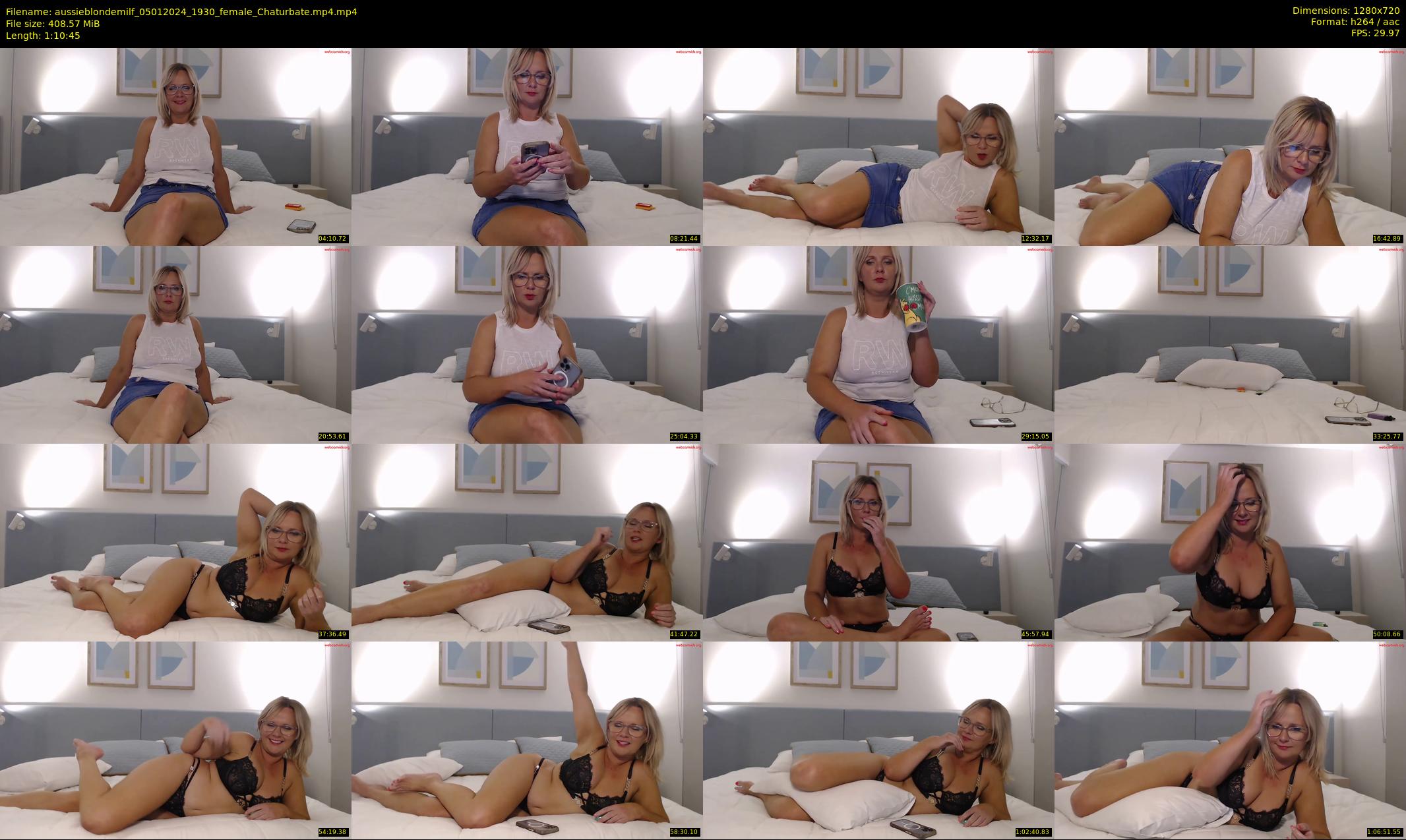 aussieblondemilf — 71 minute Chaturbate female cam show recording, 720p, Jan 5, 2024
