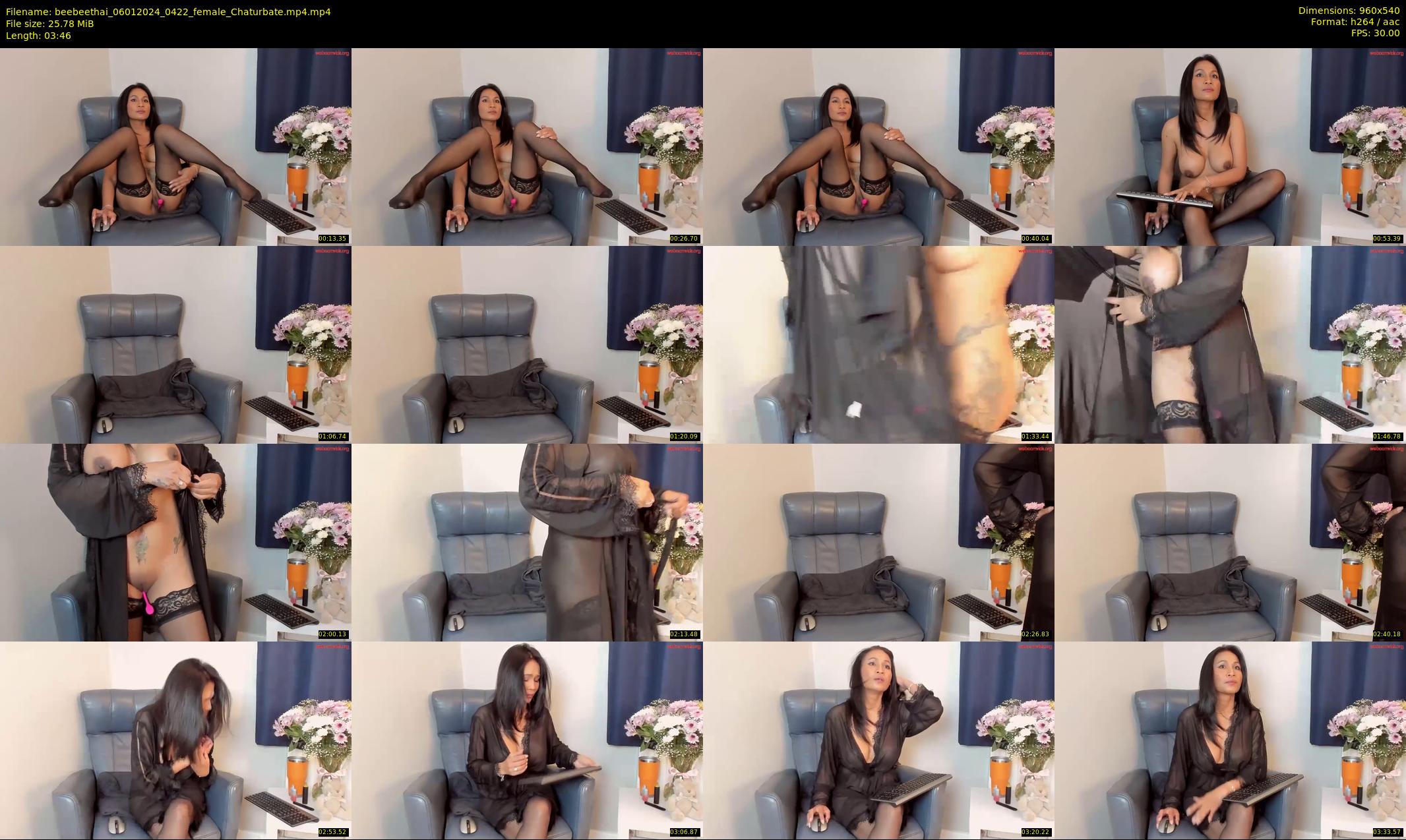 beebeethai — 4 minute Chaturbate female cam show recording, 480p, Jan 6, 2024