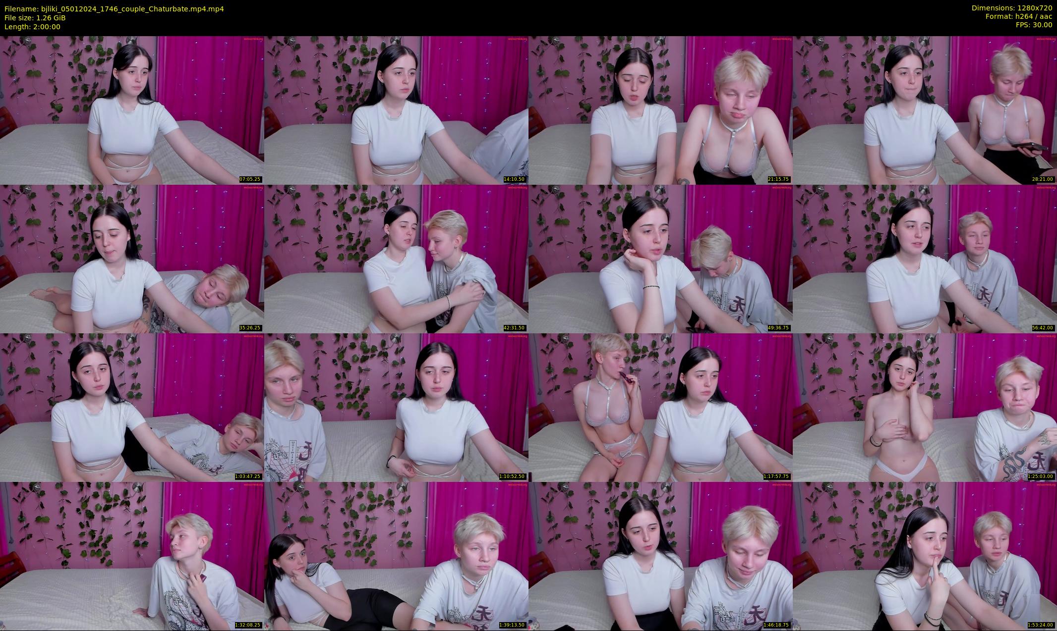bjliki — 120 minute Chaturbate couple cam show recording, 720p, Jan 5, 2024