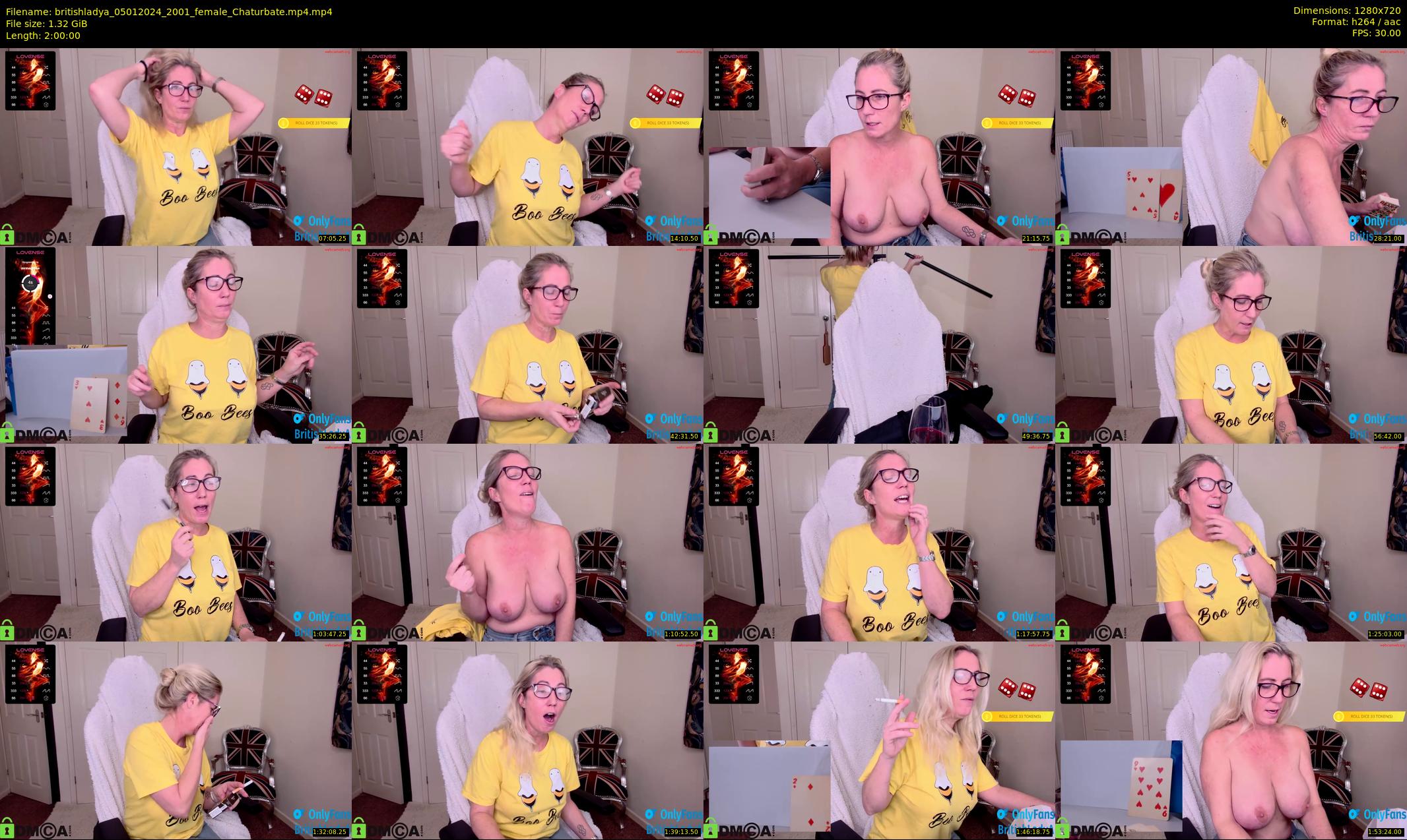 britishladya — 120 minute Chaturbate female cam show recording, 720p, Jan 5, 2024