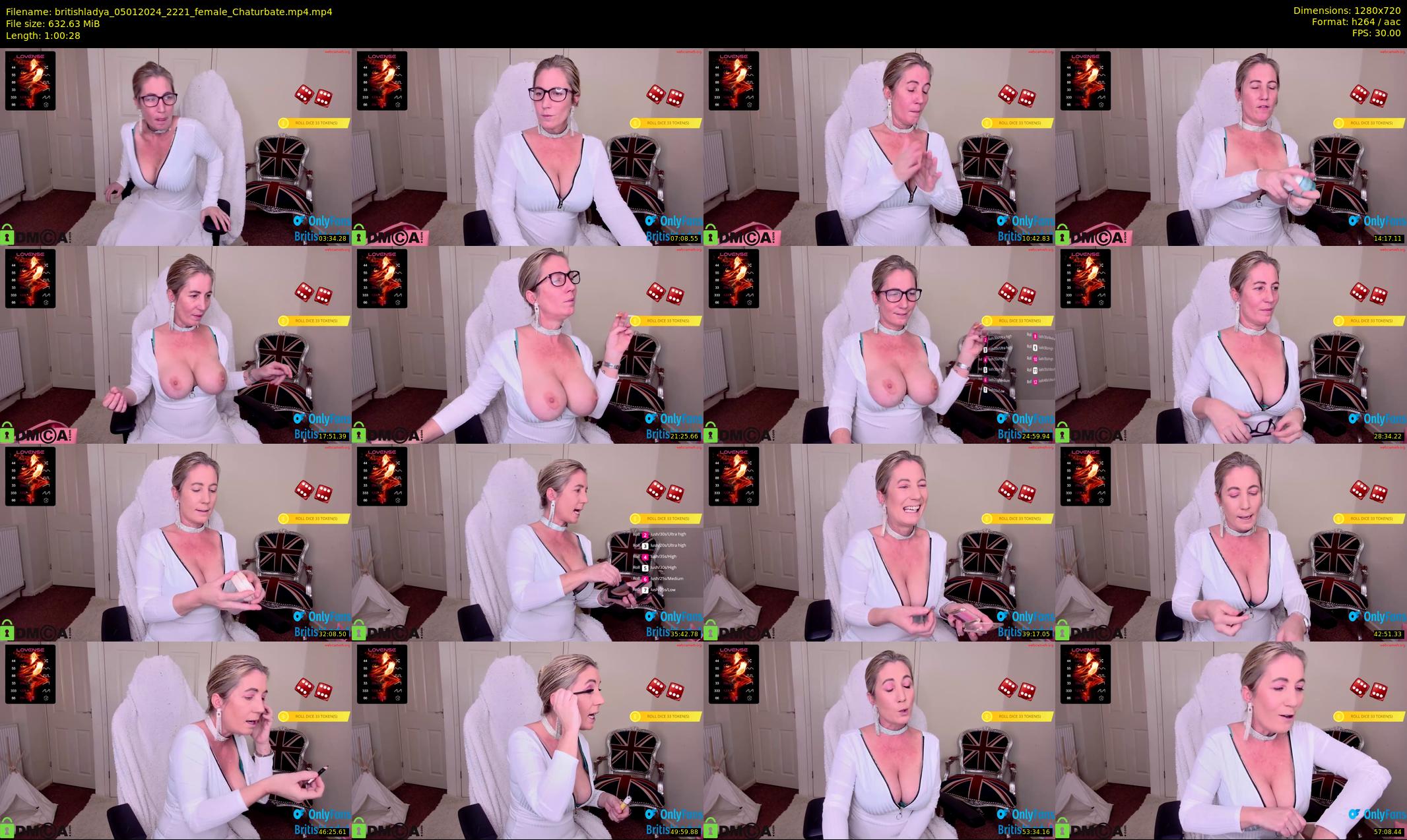 britishladya — 61 minute Chaturbate female cam show recording, 720p, Jan 5, 2024