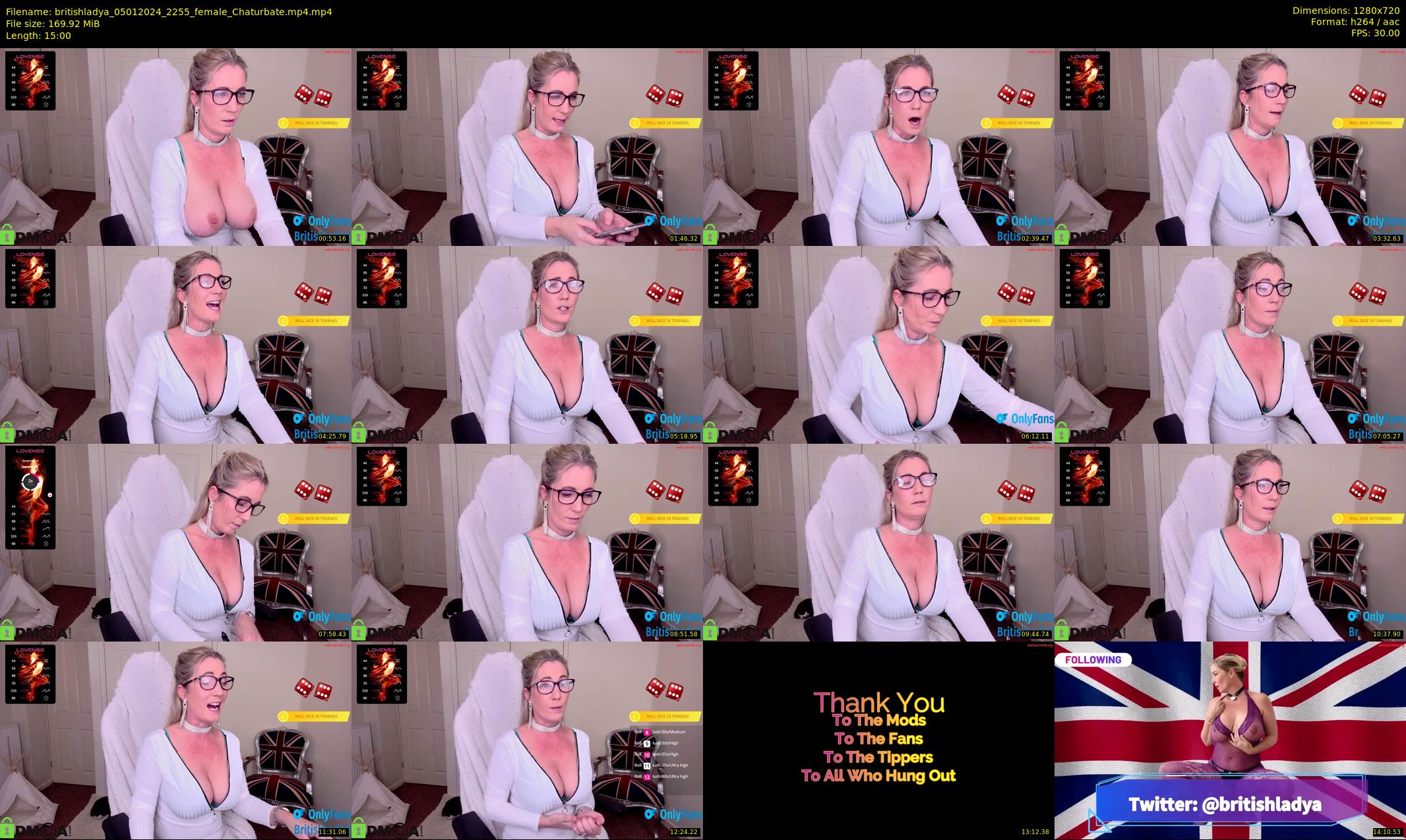 britishladya — 15 minute Chaturbate female cam show recording, 720p, Jan 5, 2024